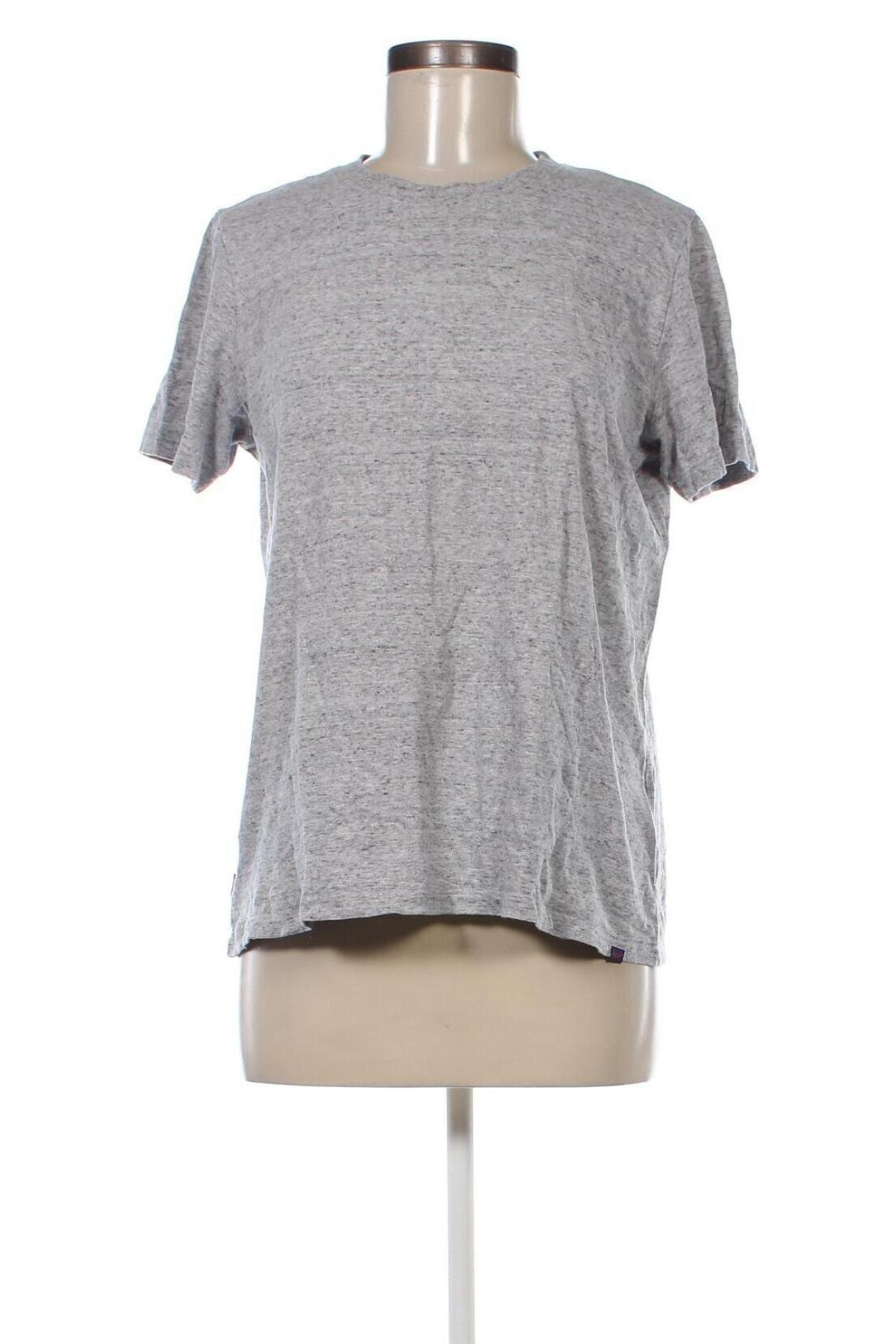 Damen T-Shirt Superdry, Größe M, Farbe Grau, Preis 11,28 €