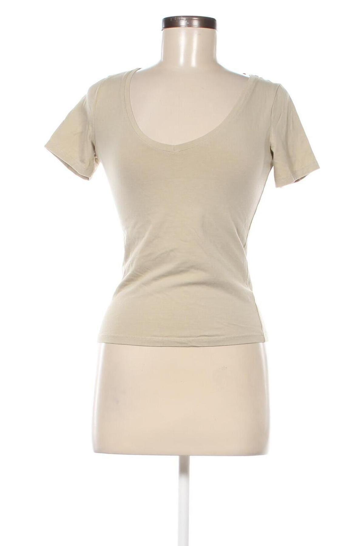 Damen T-Shirt Tally Weijl, Größe S, Farbe Beige, Preis 4,53 €