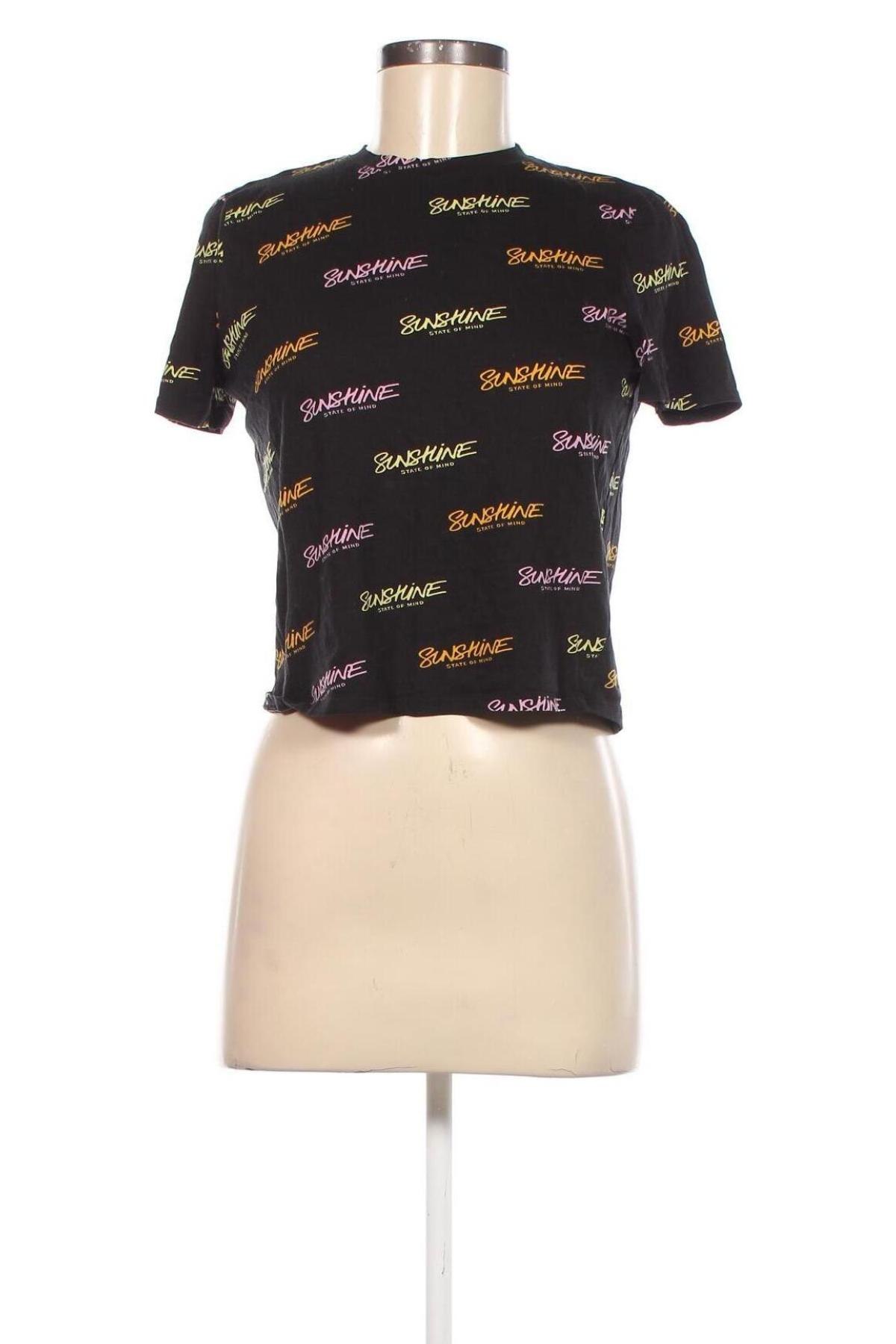 Damen T-Shirt Tally Weijl, Größe S, Farbe Schwarz, Preis € 4,53