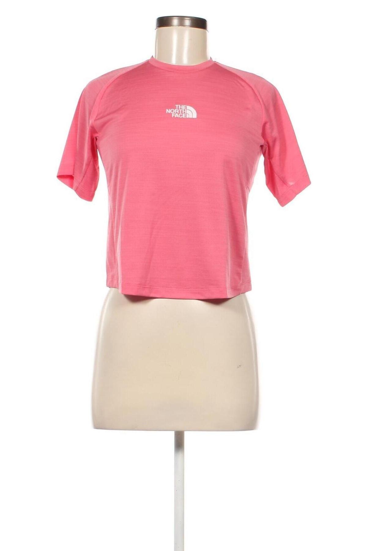 Γυναικείο t-shirt The North Face, Μέγεθος XS, Χρώμα Ρόζ , Τιμή 25,98 €