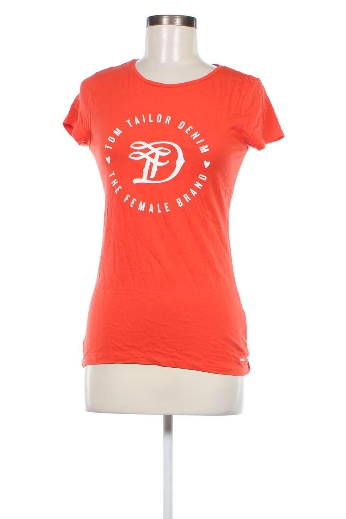 Damen T-Shirt Tom Tailor, Größe S, Farbe Rot, Preis € 6,12