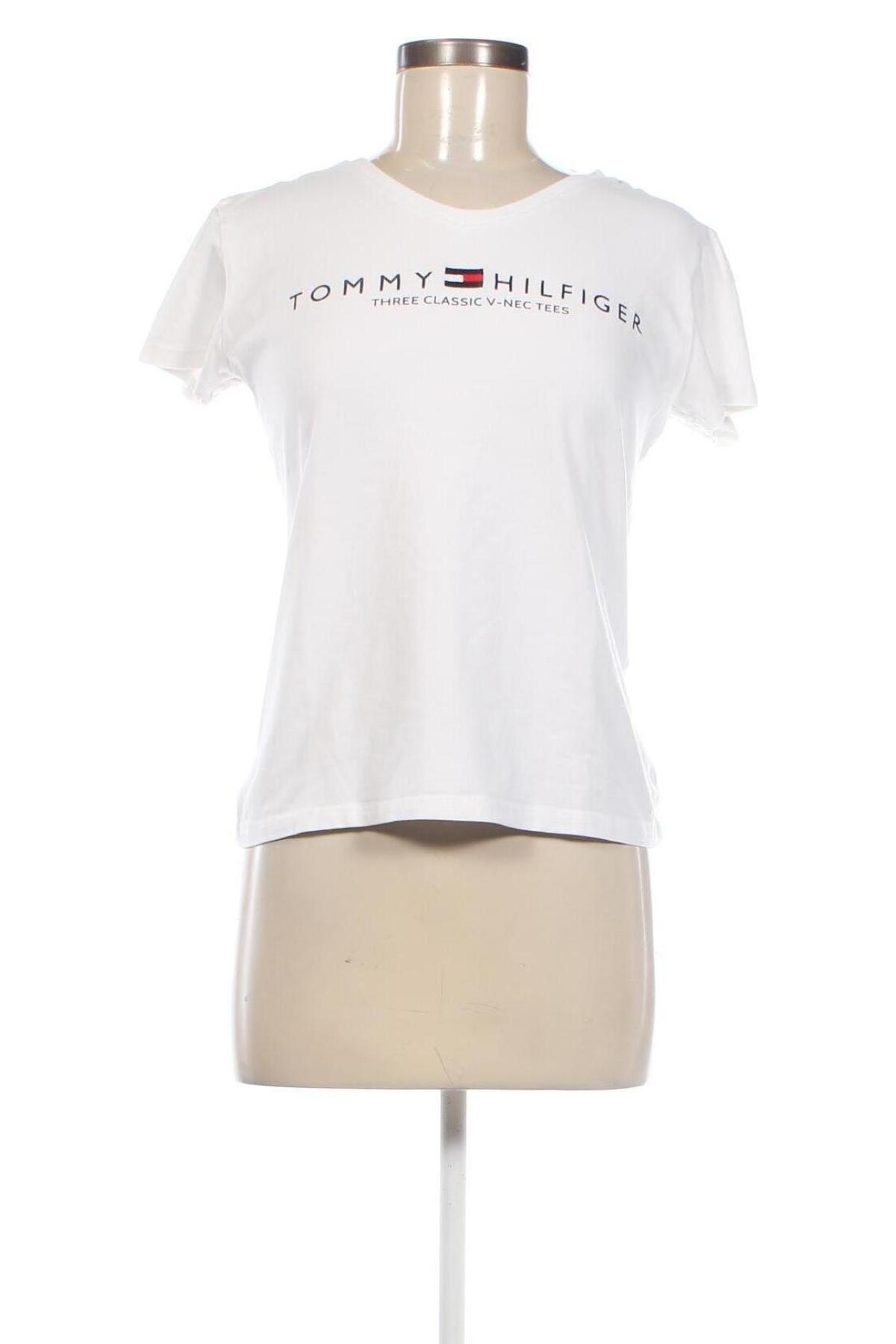 Damen T-Shirt Tommy Hilfiger, Größe S, Farbe Weiß, Preis 17,38 €