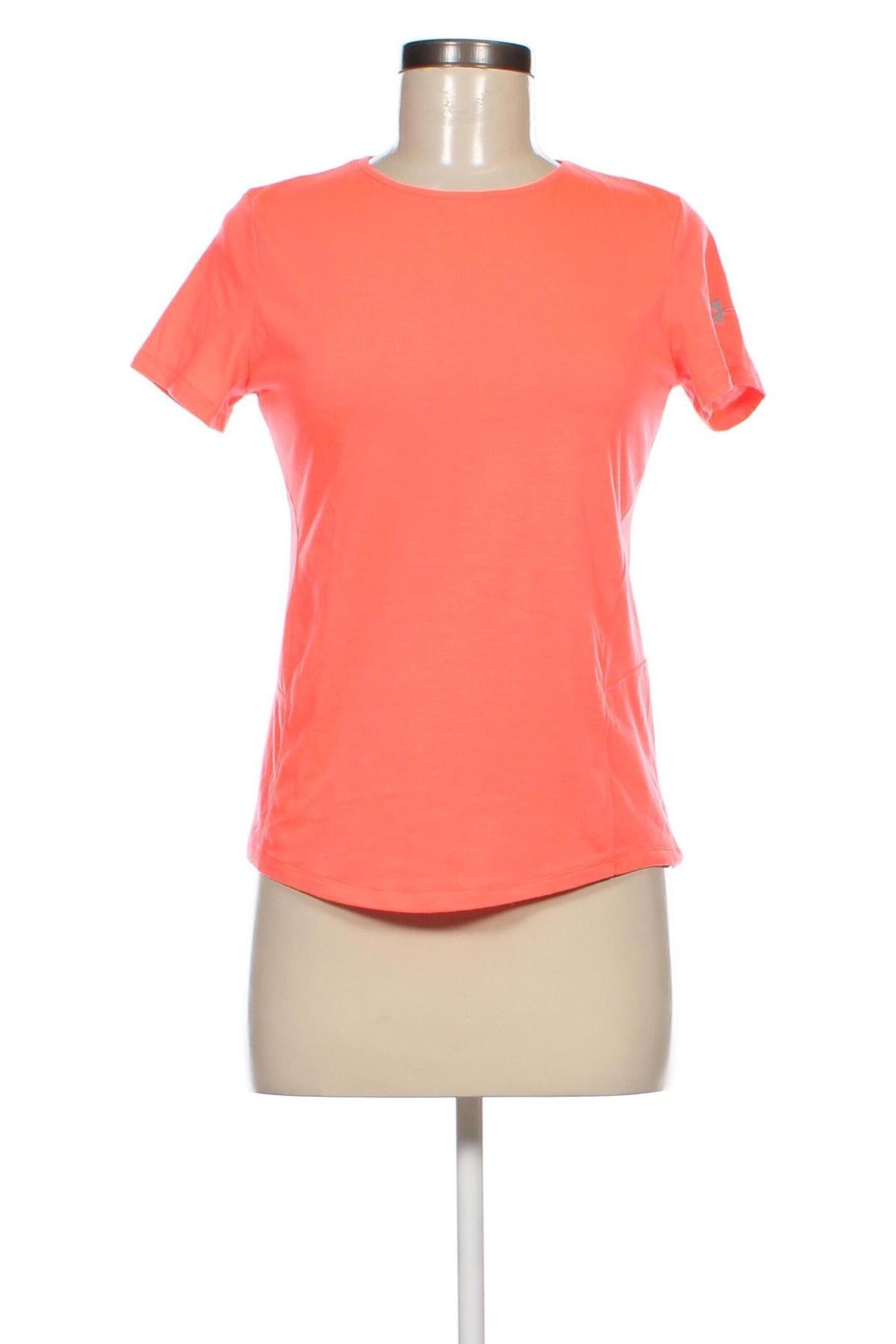 Damen T-Shirt Under Armour, Größe S, Farbe Orange, Preis 18,79 €