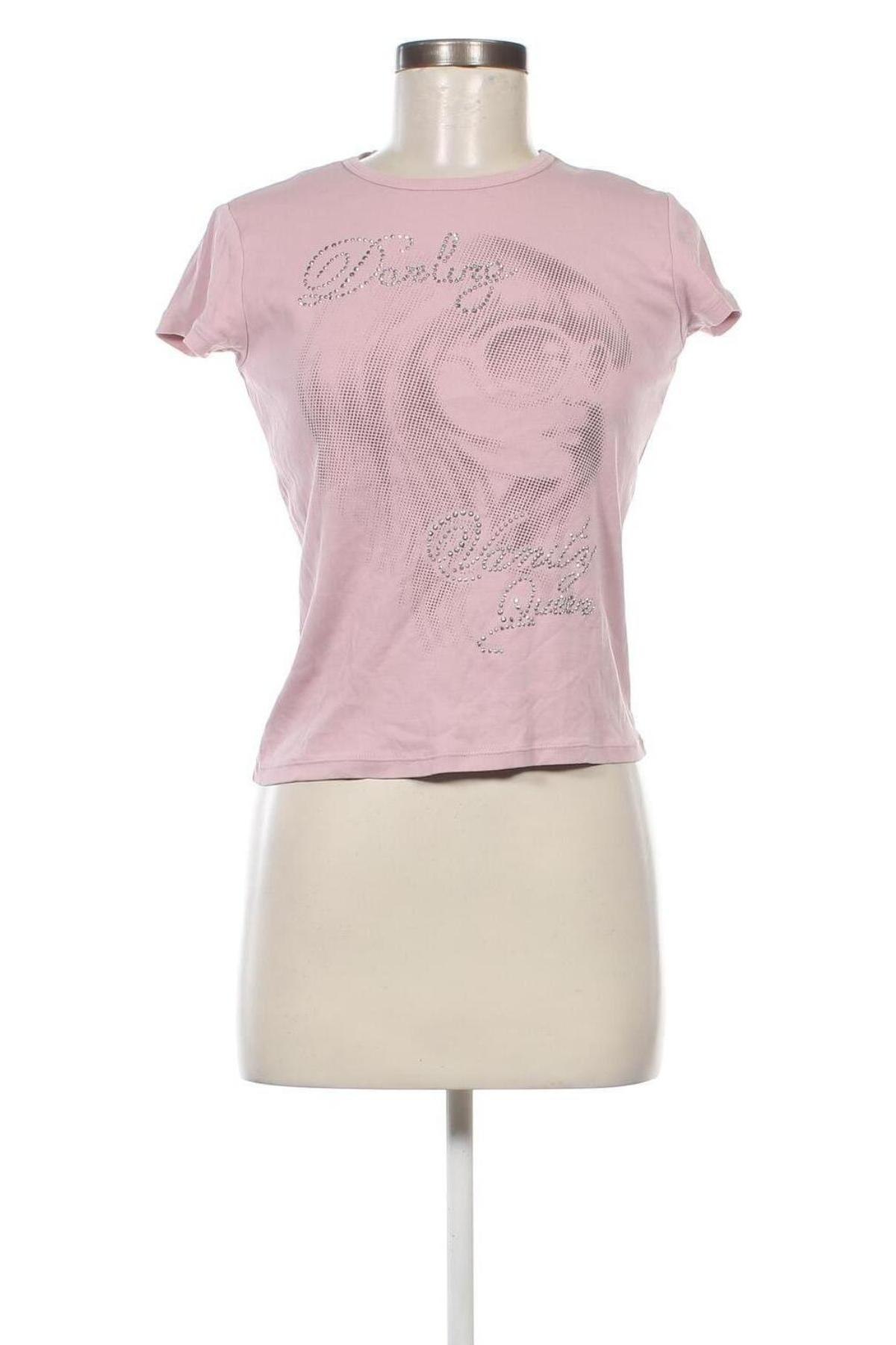 Damen T-Shirt United Colors Of Benetton, Größe S, Farbe Rosa, Preis 5,57 €