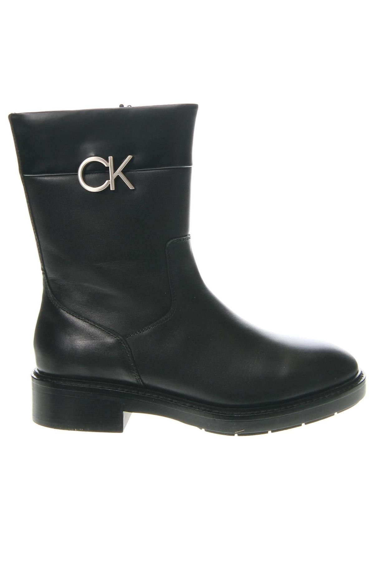 Botine de damă Calvin Klein, Mărime 37, Culoare Negru, Preț 1.180,92 Lei