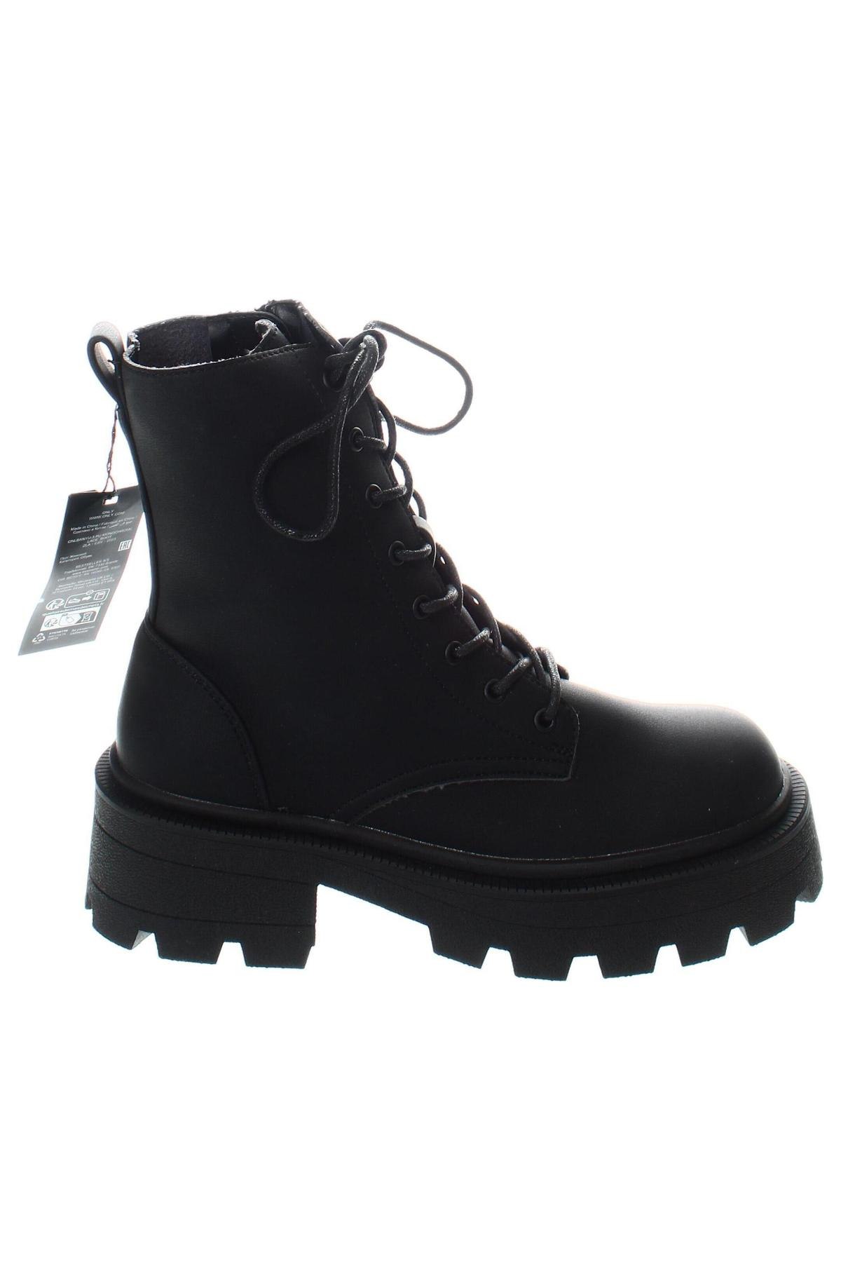 Damen Stiefeletten ONLY, Größe 38, Farbe Schwarz, Preis 31,36 €