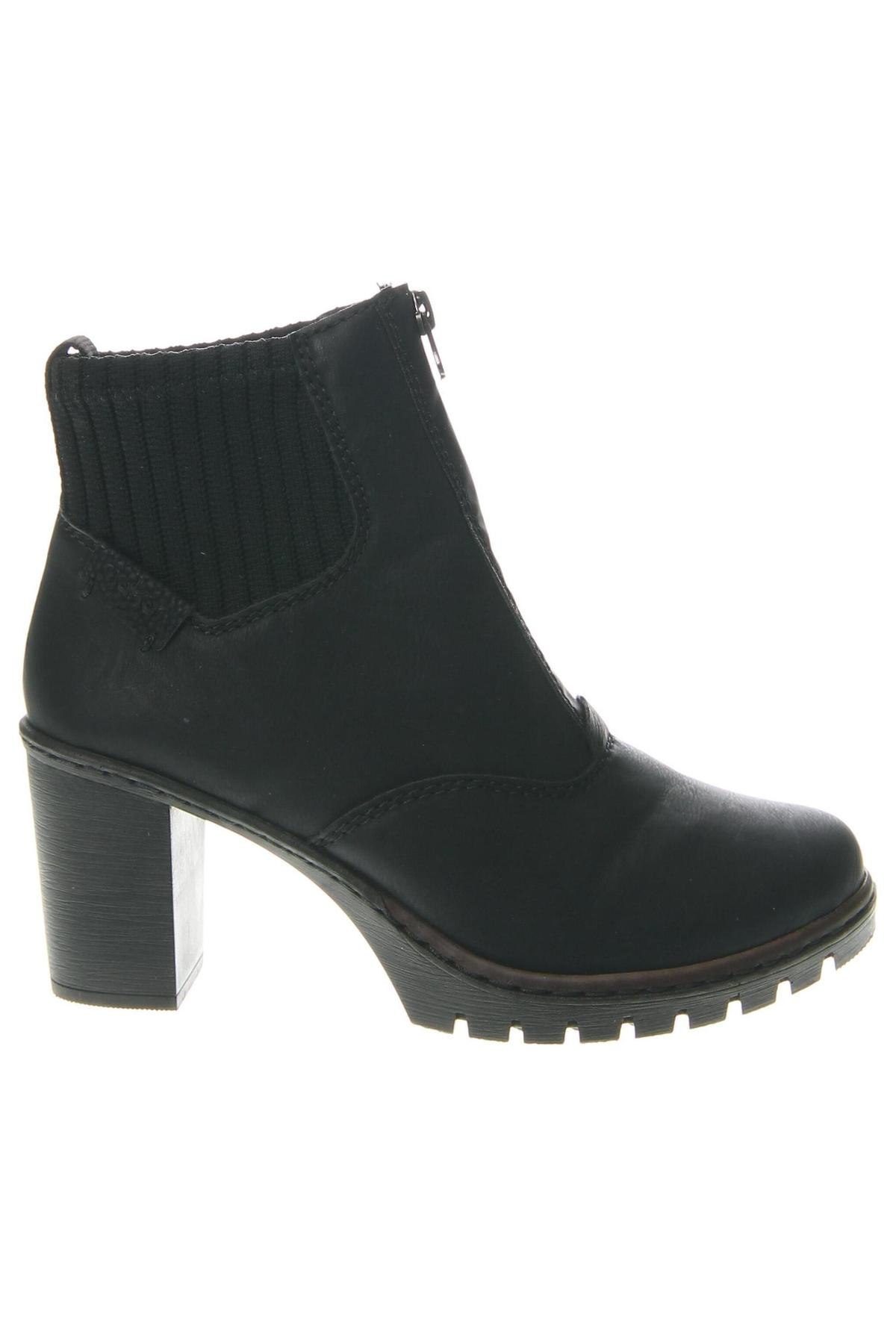 Botine de damă Rieker, Mărime 39, Culoare Negru, Preț 339,47 Lei