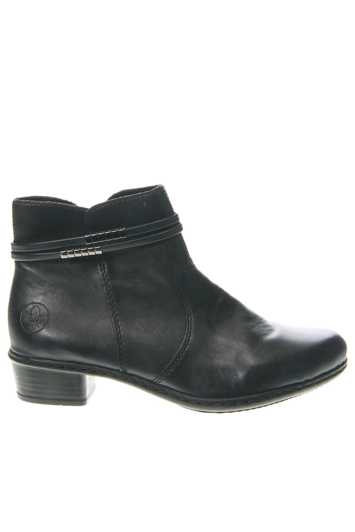 Botine de damă Rieker, Mărime 38, Culoare Negru, Preț 112,17 Lei