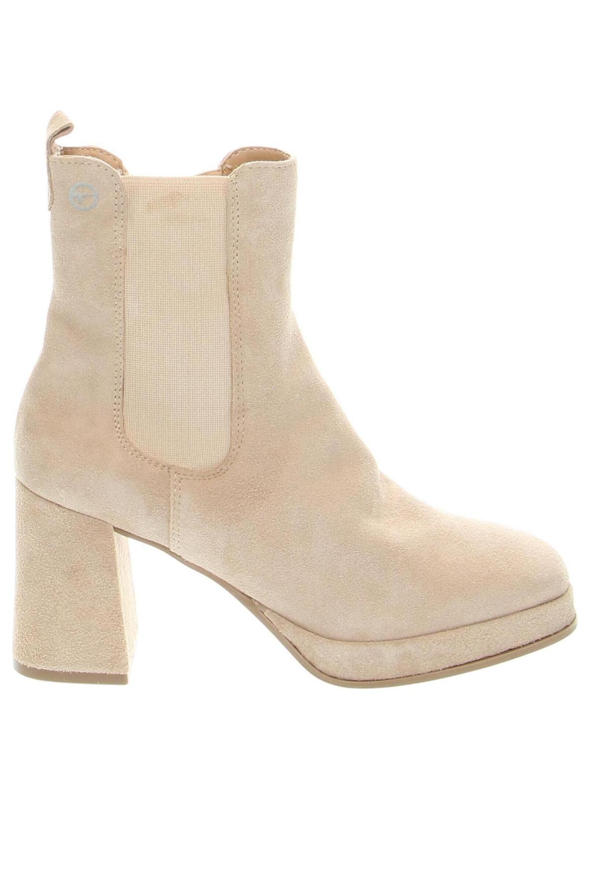 Damen Stiefeletten Tamaris, Größe 38, Farbe Beige, Preis 39,90 €