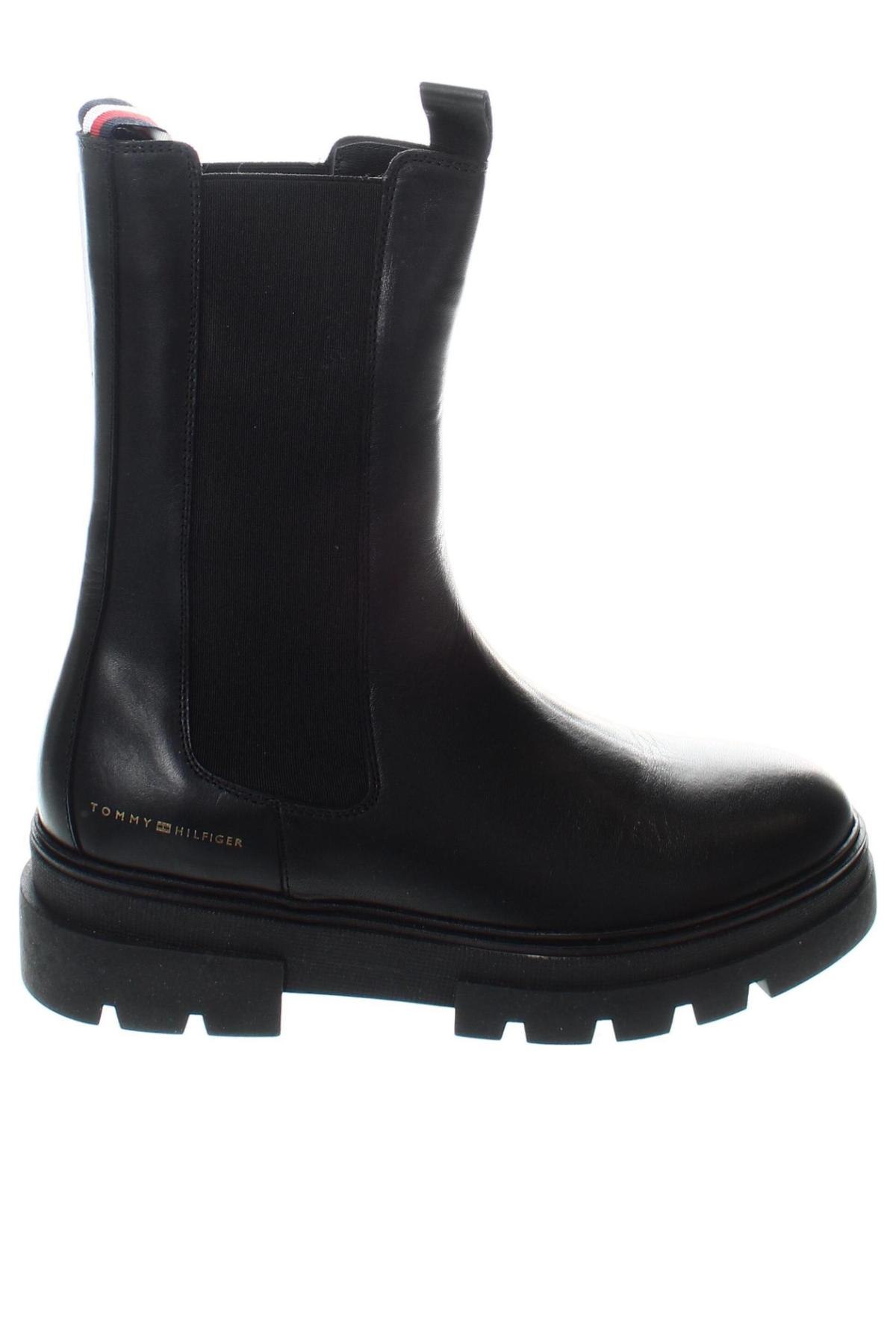 Botine de damă Tommy Hilfiger, Mărime 39, Culoare Negru, Preț 491,45 Lei