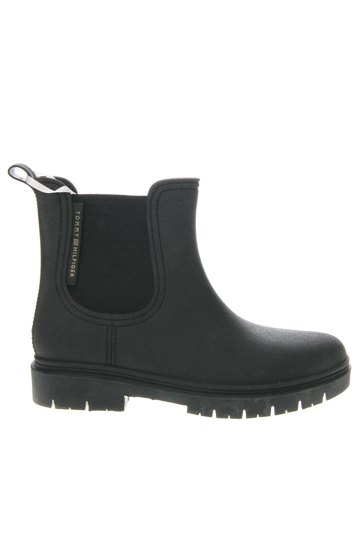 Botine de damă Tommy Hilfiger, Mărime 41, Culoare Negru, Preț 409,54 Lei