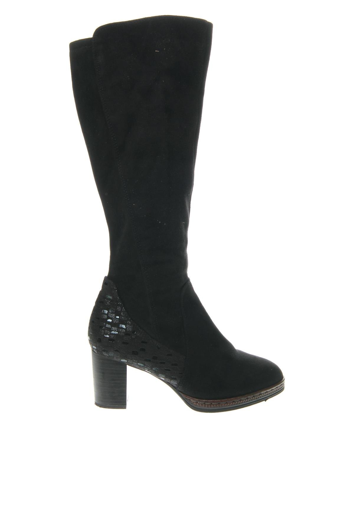 Γυναικείες μπότες Marco Tozzi, Μέγεθος 36, Χρώμα Μαύρο, Τιμή 27,34 €