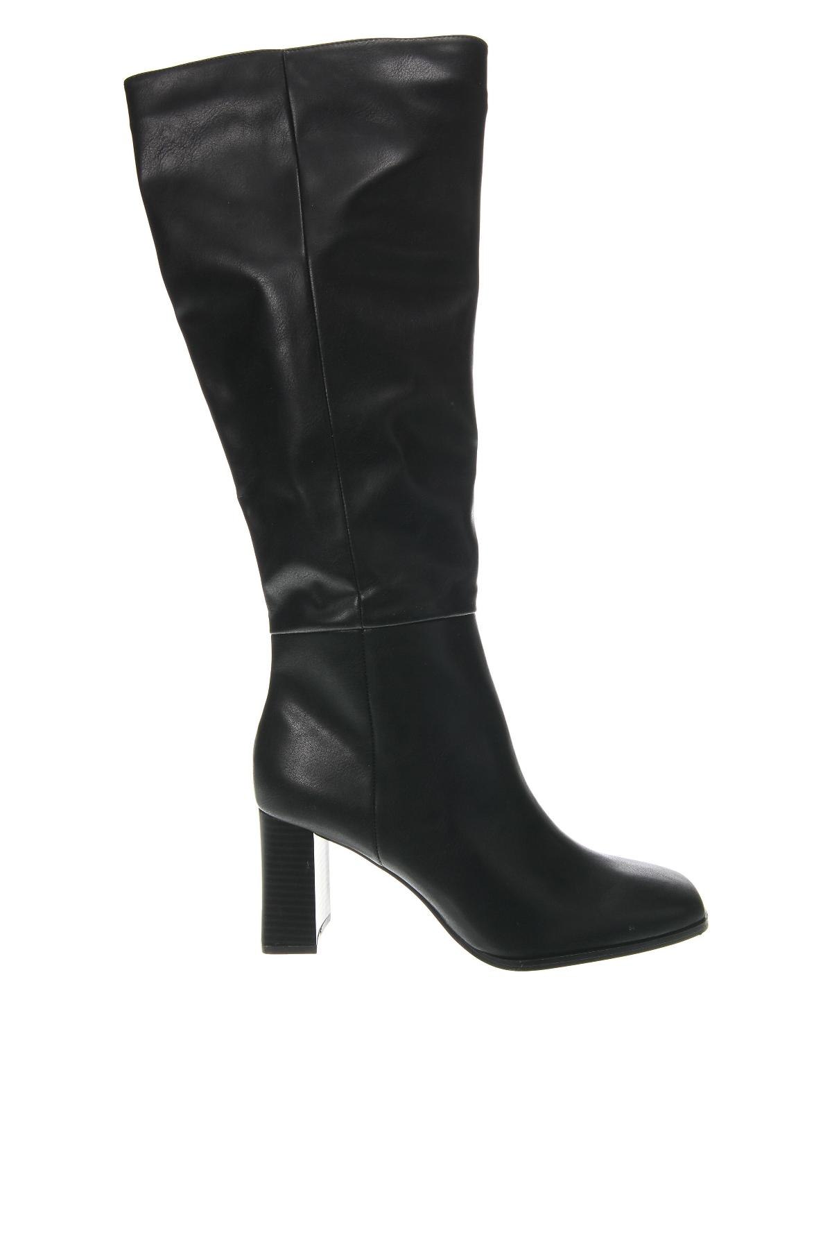 Γυναικείες μπότες Pull&Bear, Μέγεθος 41, Χρώμα Μαύρο, Τιμή 21,57 €