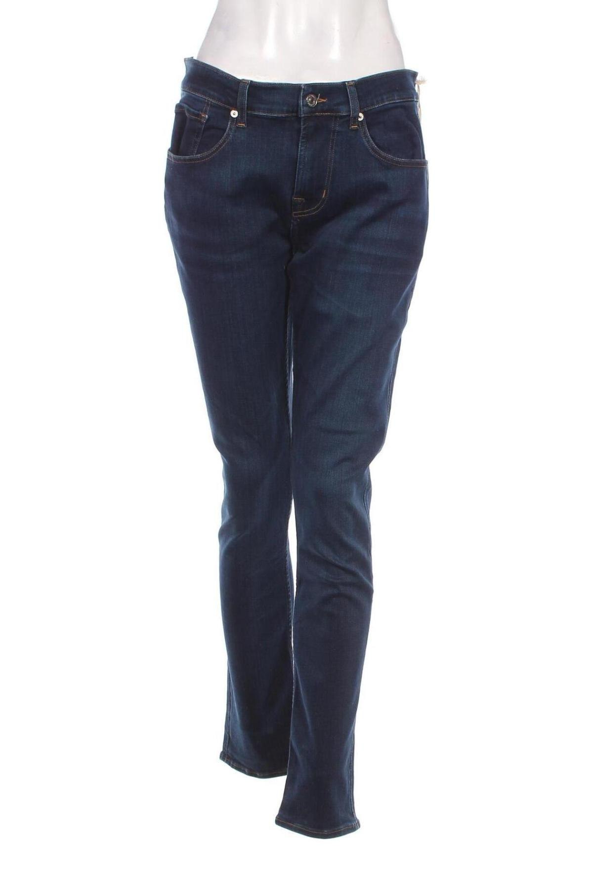 Damskie jeansy 7 For All Mankind, Rozmiar XXL, Kolor Niebieski, Cena 677,03 zł