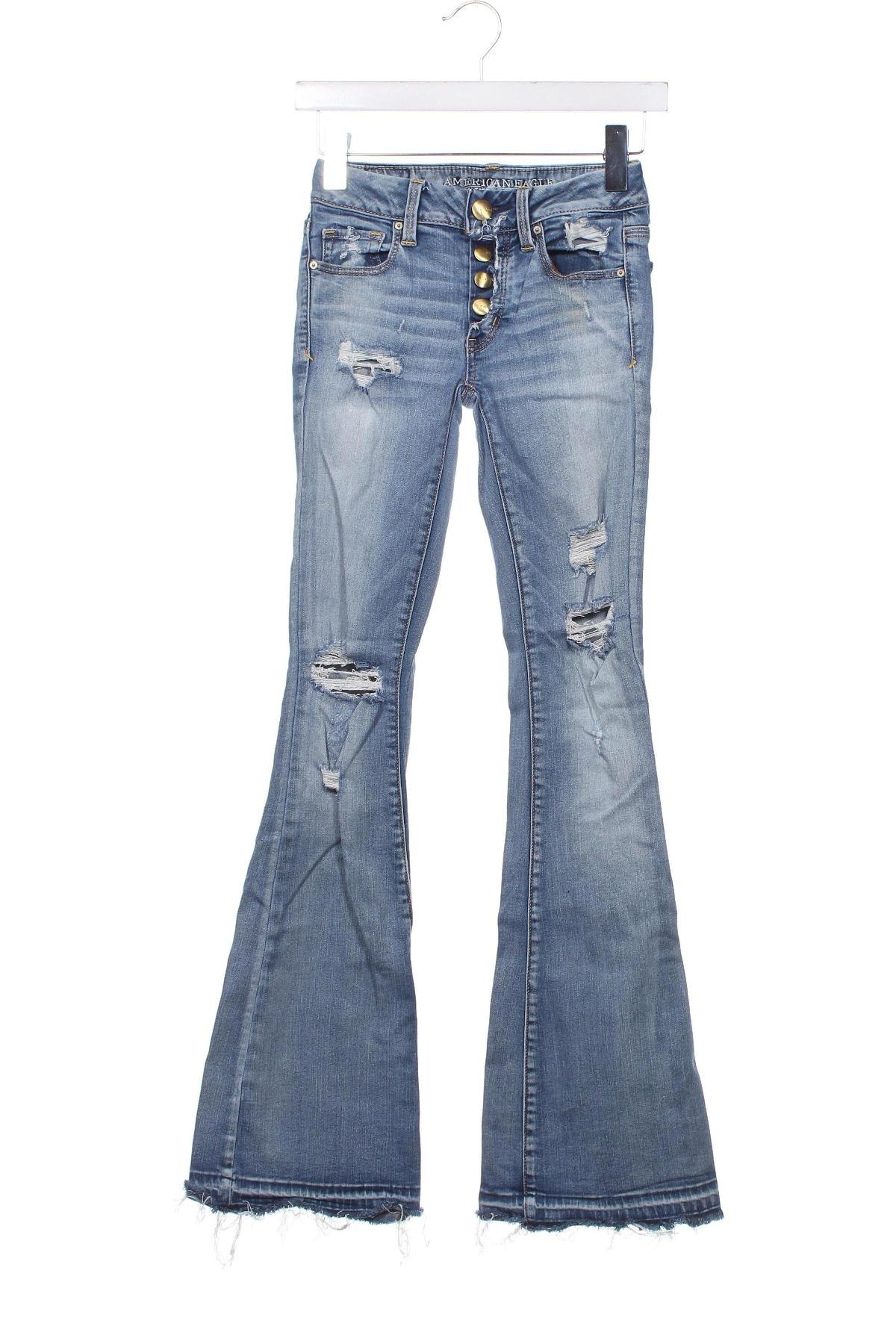 Damen Jeans American Eagle, Größe XXS, Farbe Blau, Preis 11,95 €