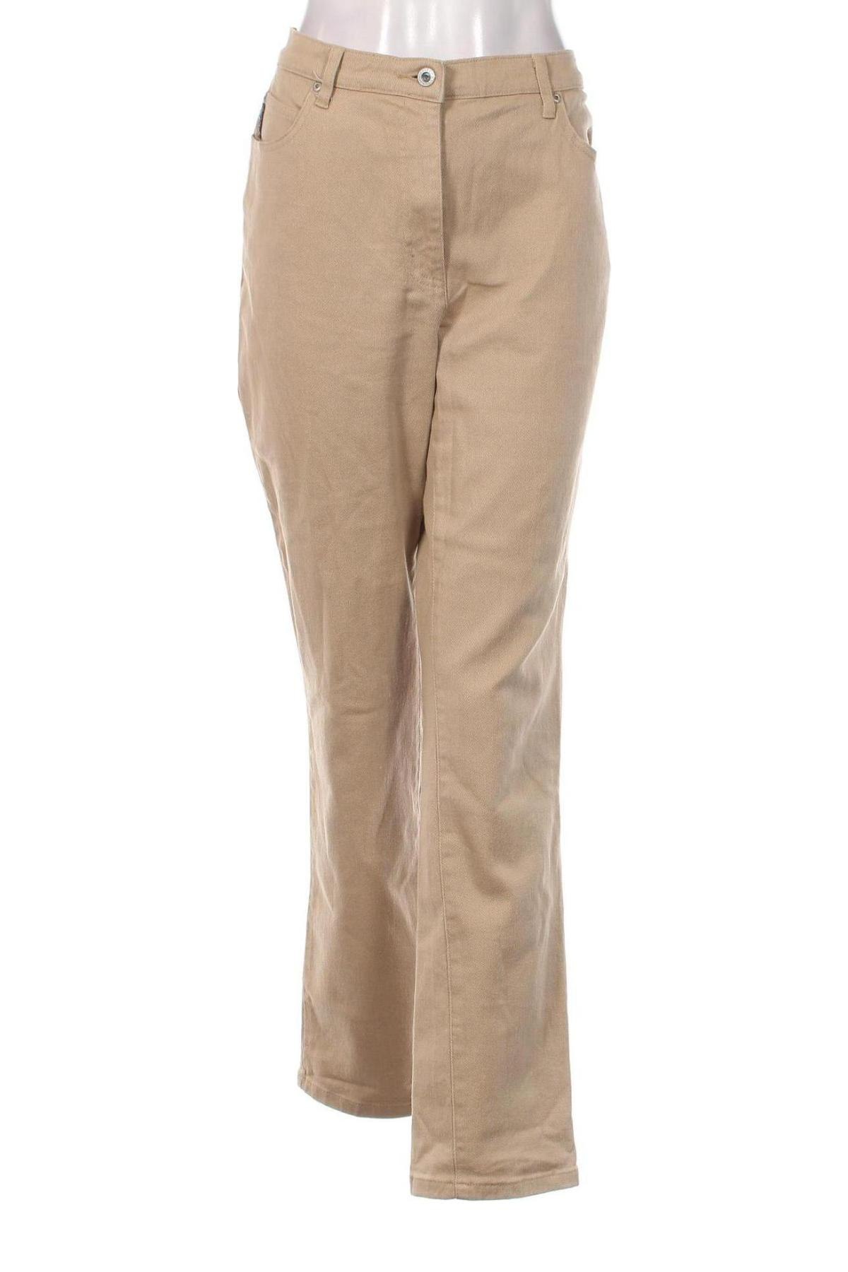 Damen Jeans Arizona, Größe L, Farbe Beige, Preis 9,00 €