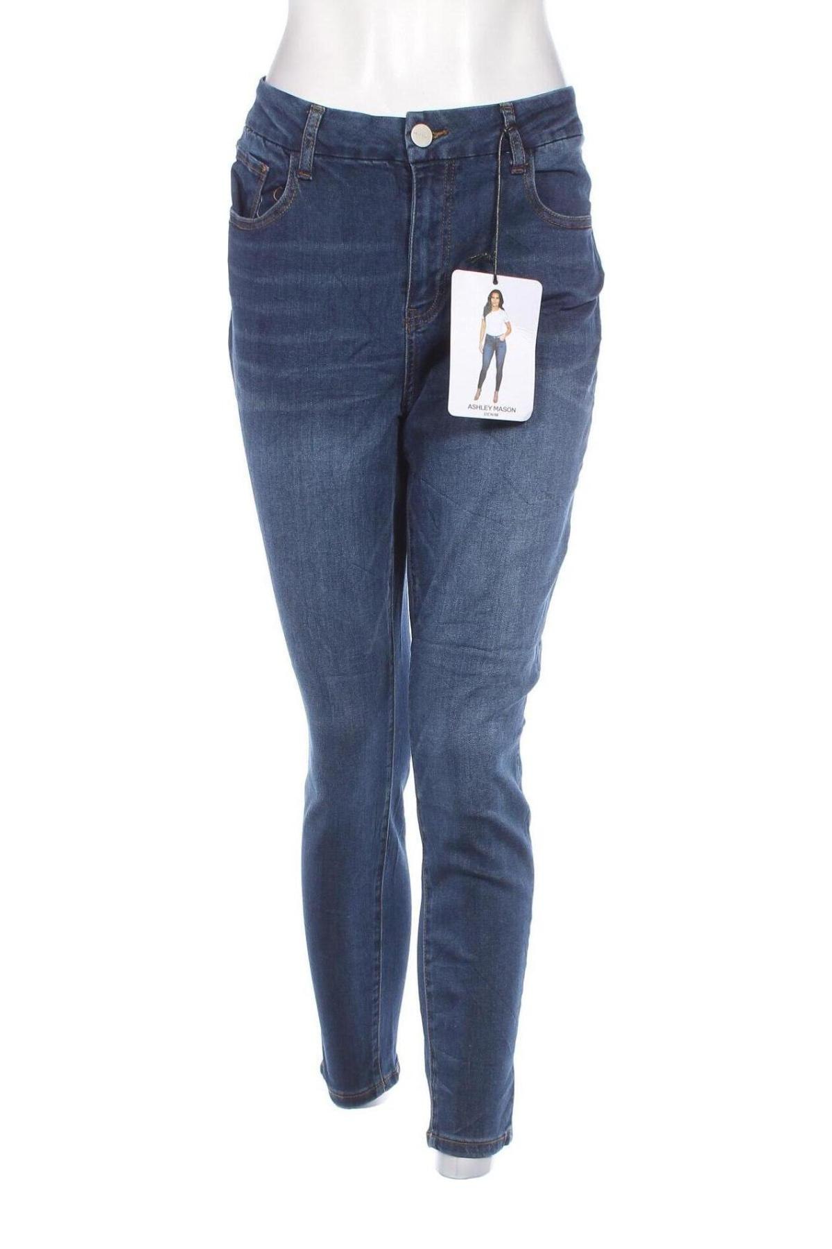 Γυναικείο Τζίν Ashley Mason, Μέγεθος XL, Χρώμα Μπλέ, Τιμή 28,77 €