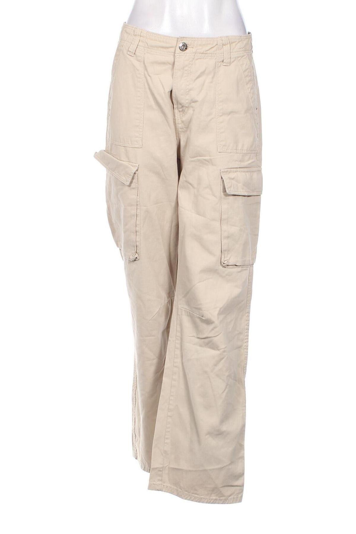 Damen Jeans Bershka, Größe M, Farbe Beige, Preis 6,05 €