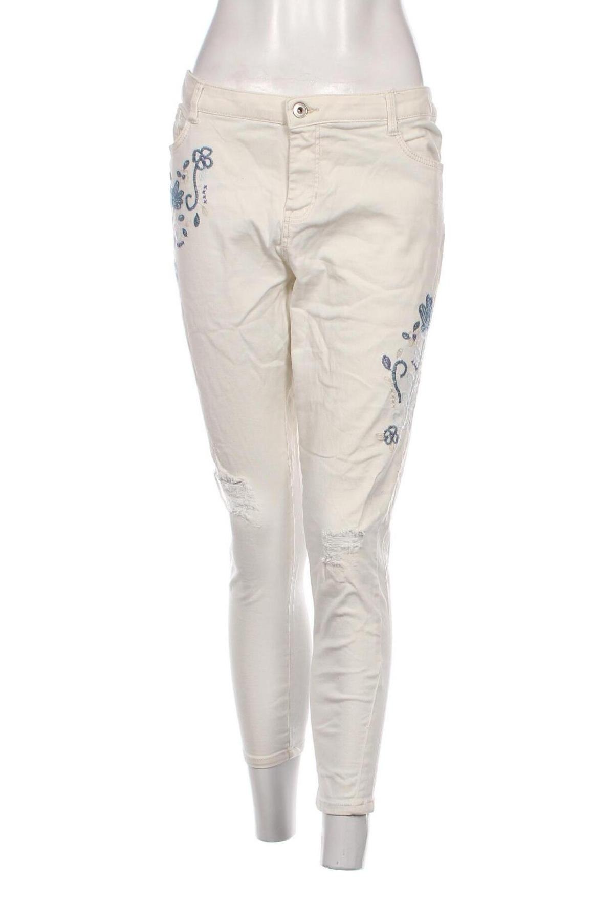 Damen Jeans Clockhouse, Größe XL, Farbe Ecru, Preis € 10,09