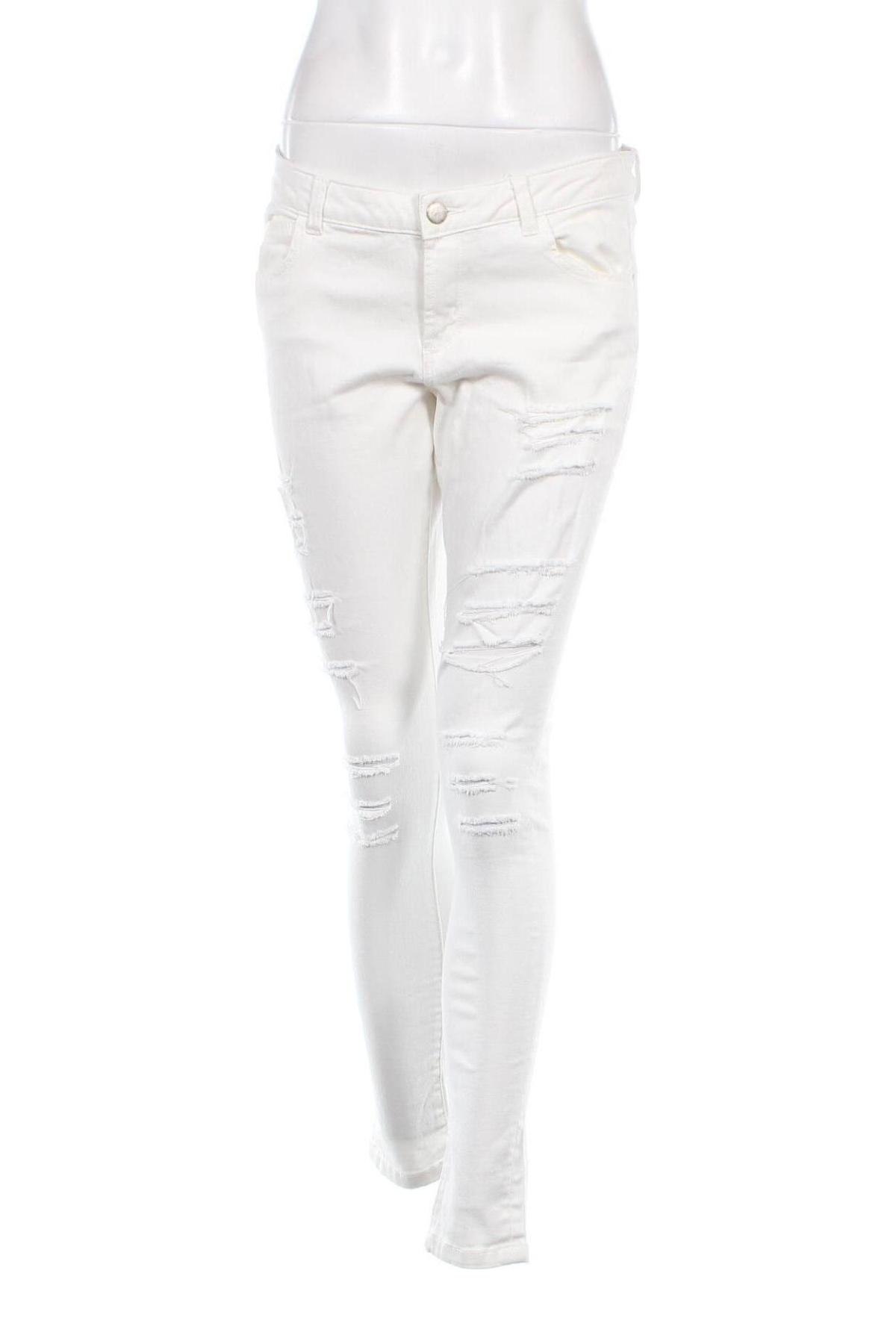 Γυναικείο Τζίν Denim Co., Μέγεθος M, Χρώμα Λευκό, Τιμή 8,07 €