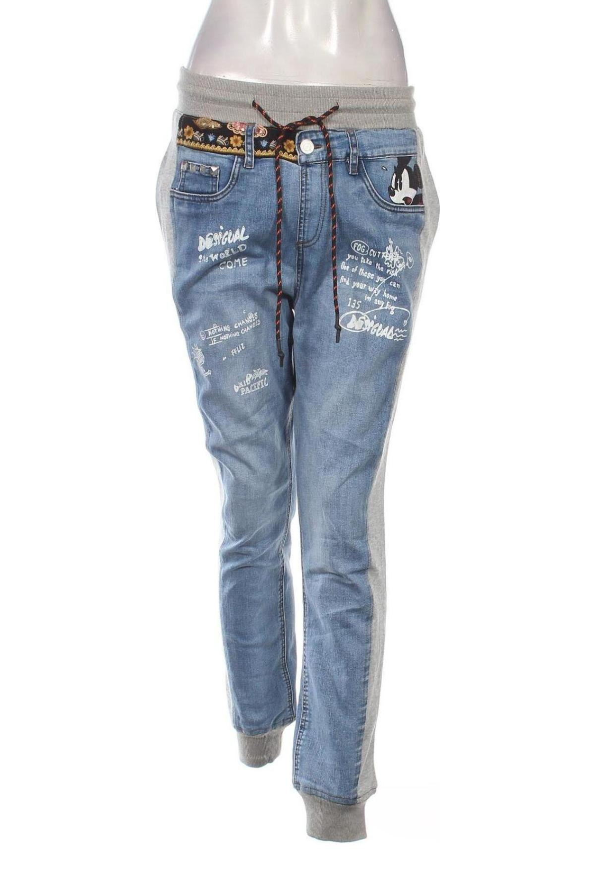 Dámske džínsy  Desigual, Veľkosť M, Farba Modrá, Cena  88,66 €