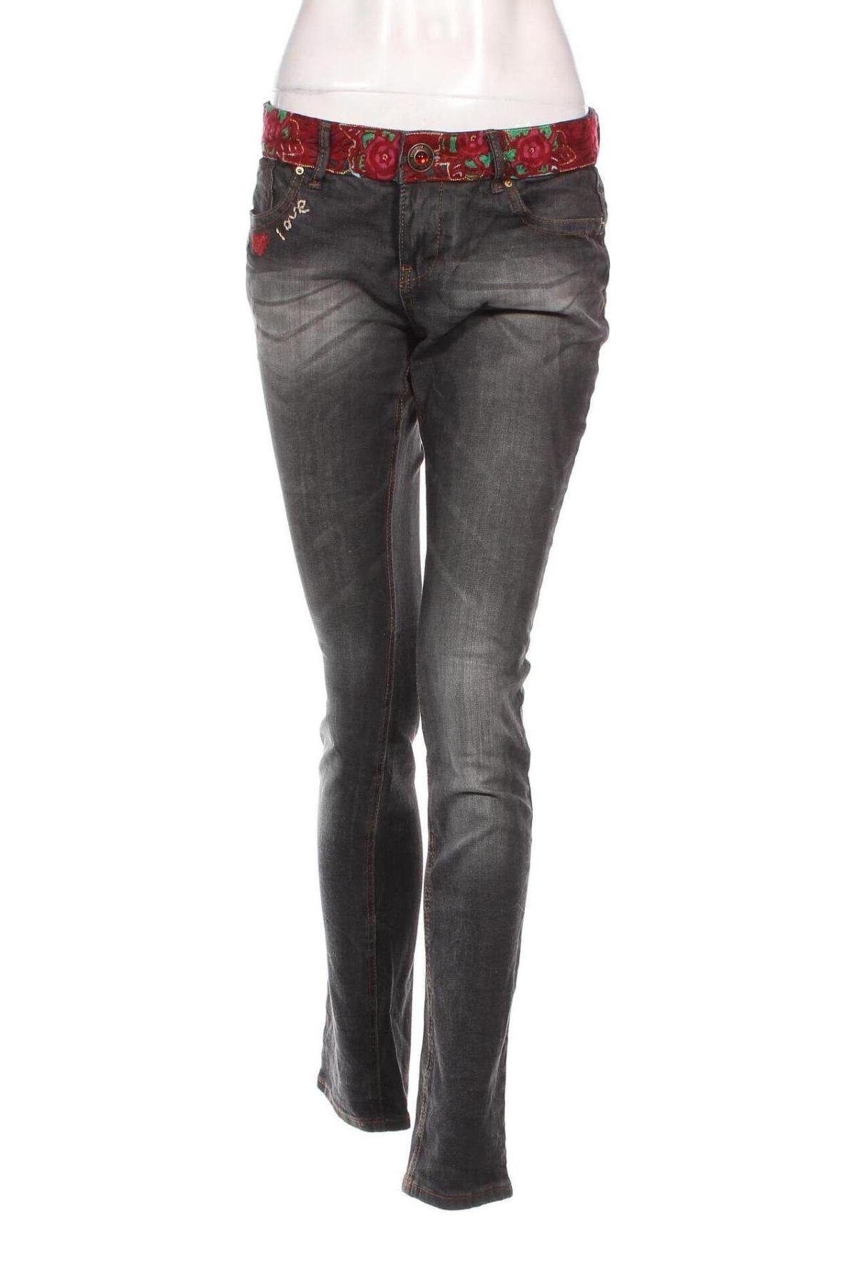 Damen Jeans Desigual, Größe S, Farbe Grau, Preis 26,10 €