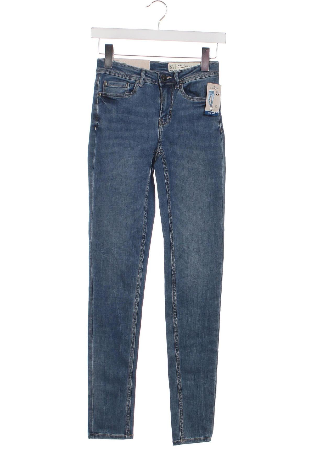 Dámské džíny  Esmara, Velikost XS, Barva Modrá, Cena  314,00 Kč