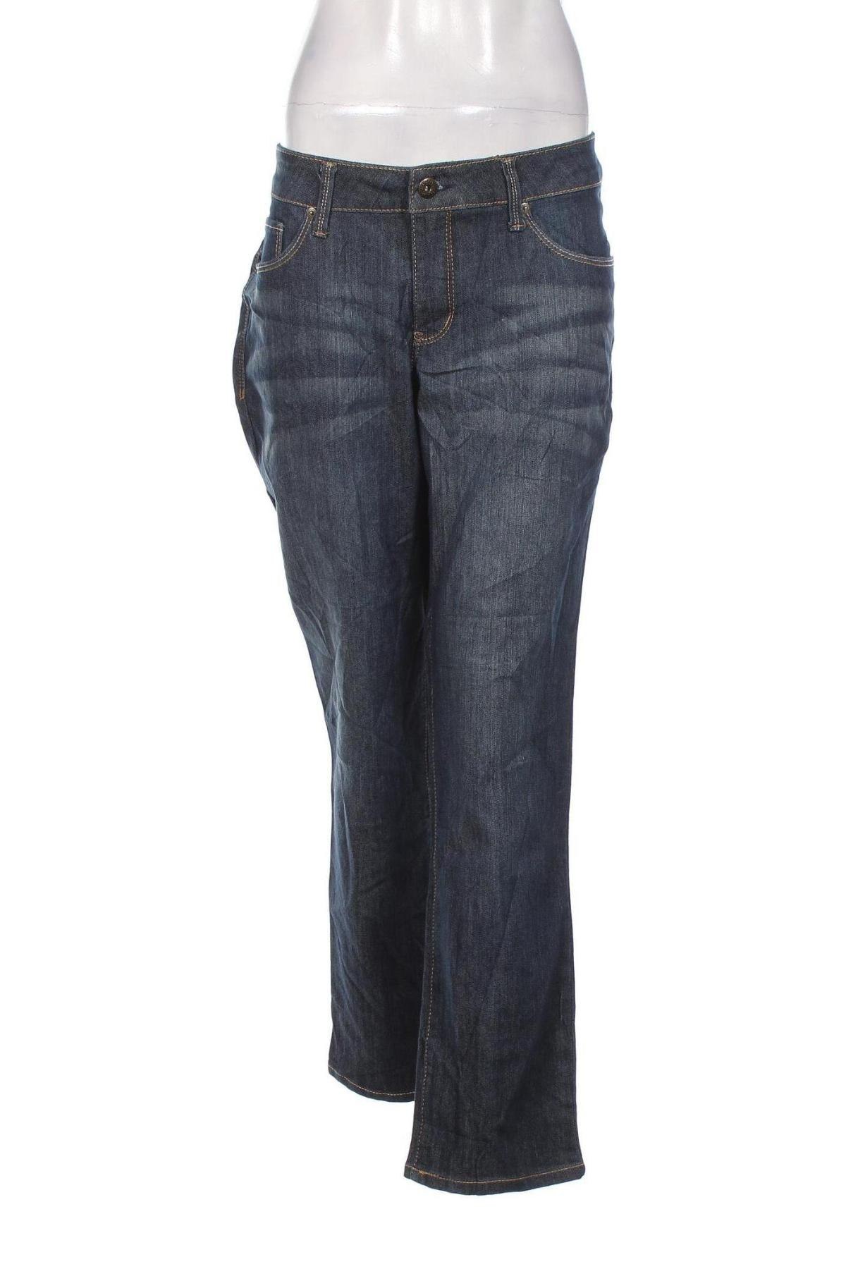 Damskie jeansy Faded Glory, Rozmiar XL, Kolor Niebieski, Cena 33,99 zł