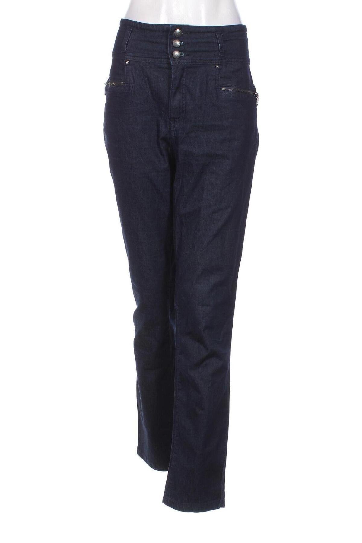 Дамски дънки Flash Jeans, Размер L, Цвят Син, Цена 11,60 лв.