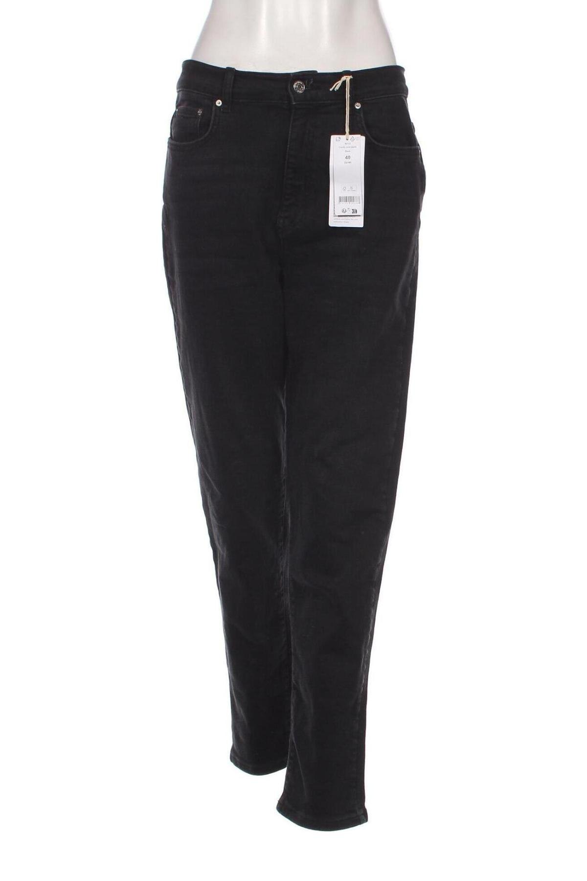 Damen Jeans Gina Tricot, Größe L, Farbe Schwarz, Preis 39,69 €