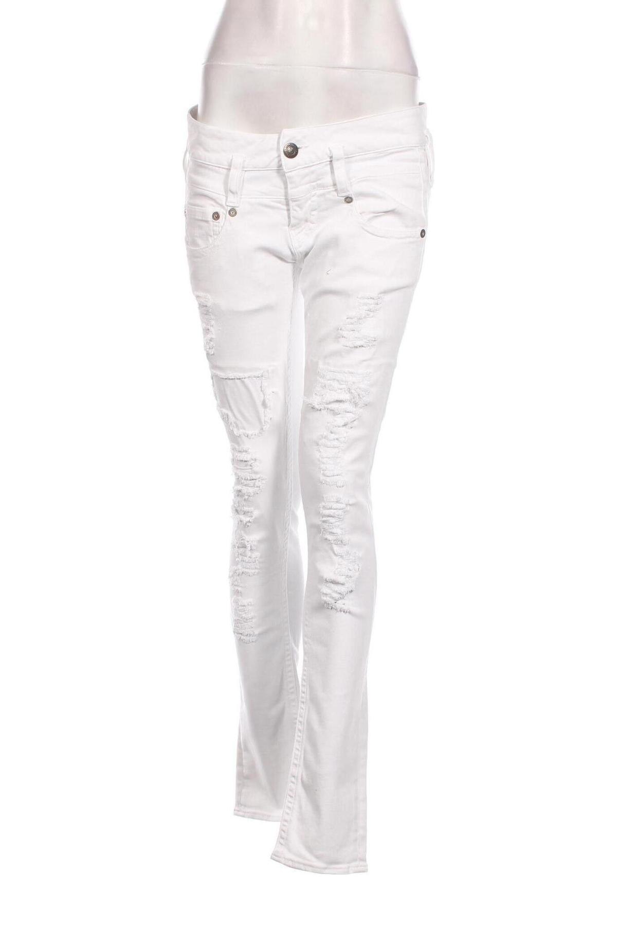 Damen Jeans Herrlicher, Größe M, Farbe Weiß, Preis 26,98 €