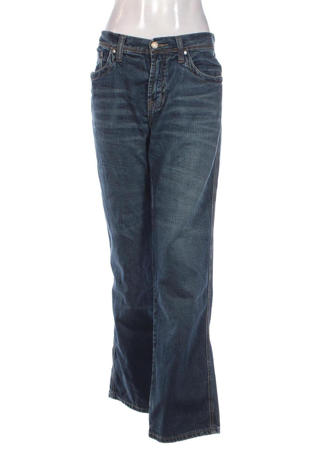 Dámske džínsy  Meters Bonwe, Veľkosť XL, Farba Modrá, Cena  9,60 €