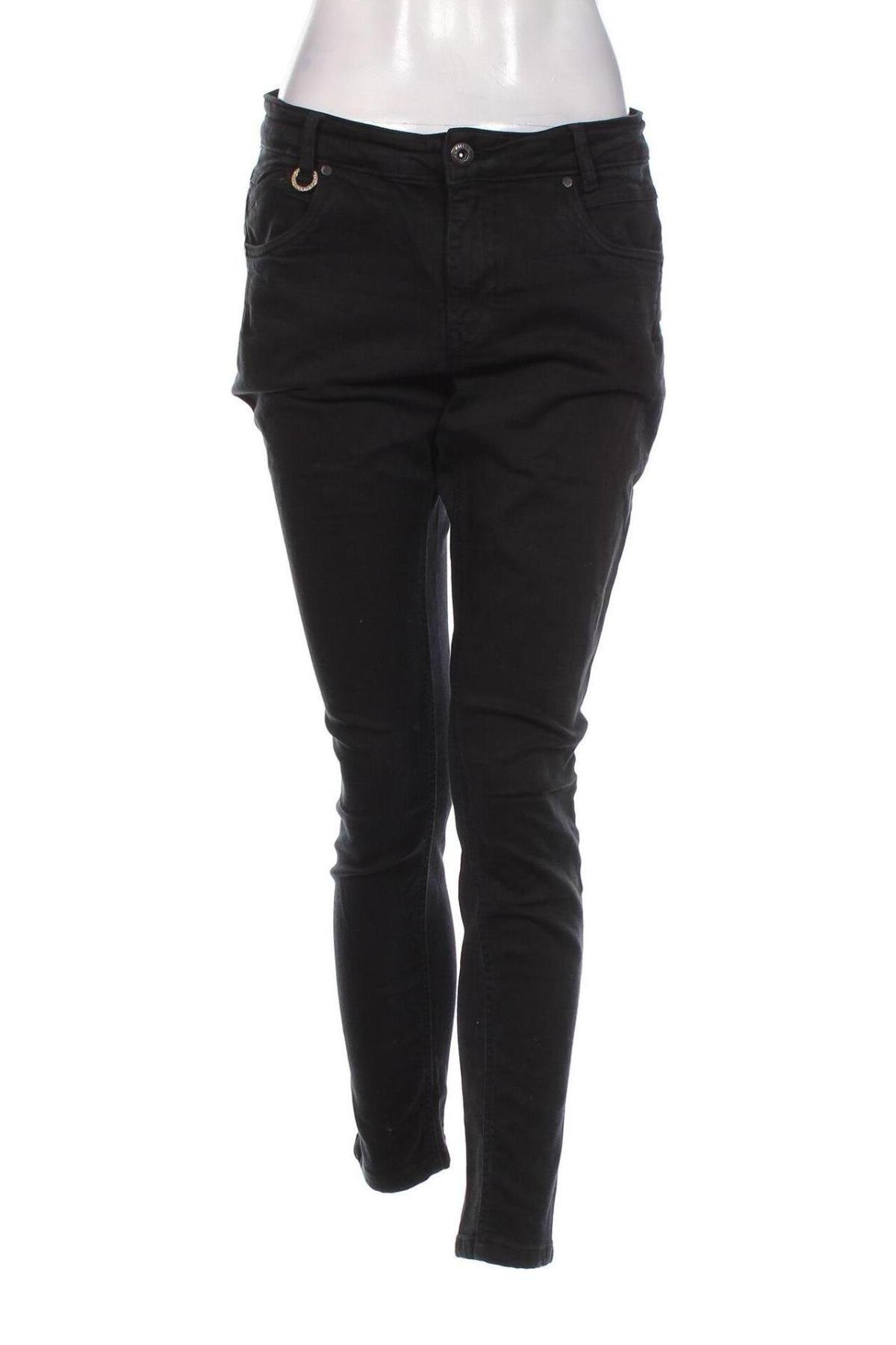 Γυναικείο Τζίν Pulz Jeans, Μέγεθος L, Χρώμα Μαύρο, Τιμή 21,09 €