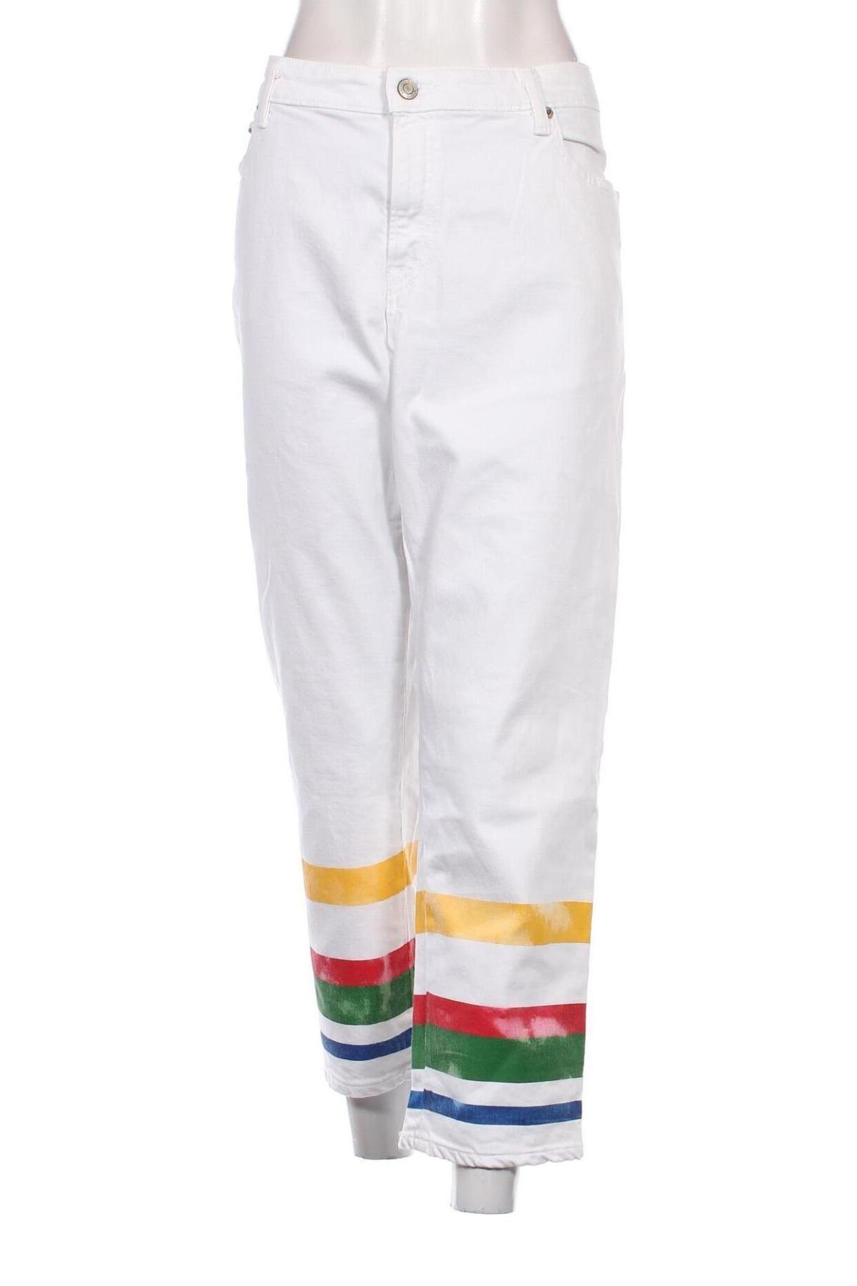 Дамски дънки Ralph Lauren, Размер XXL, Цвят Бял, Цена 152,10 лв.