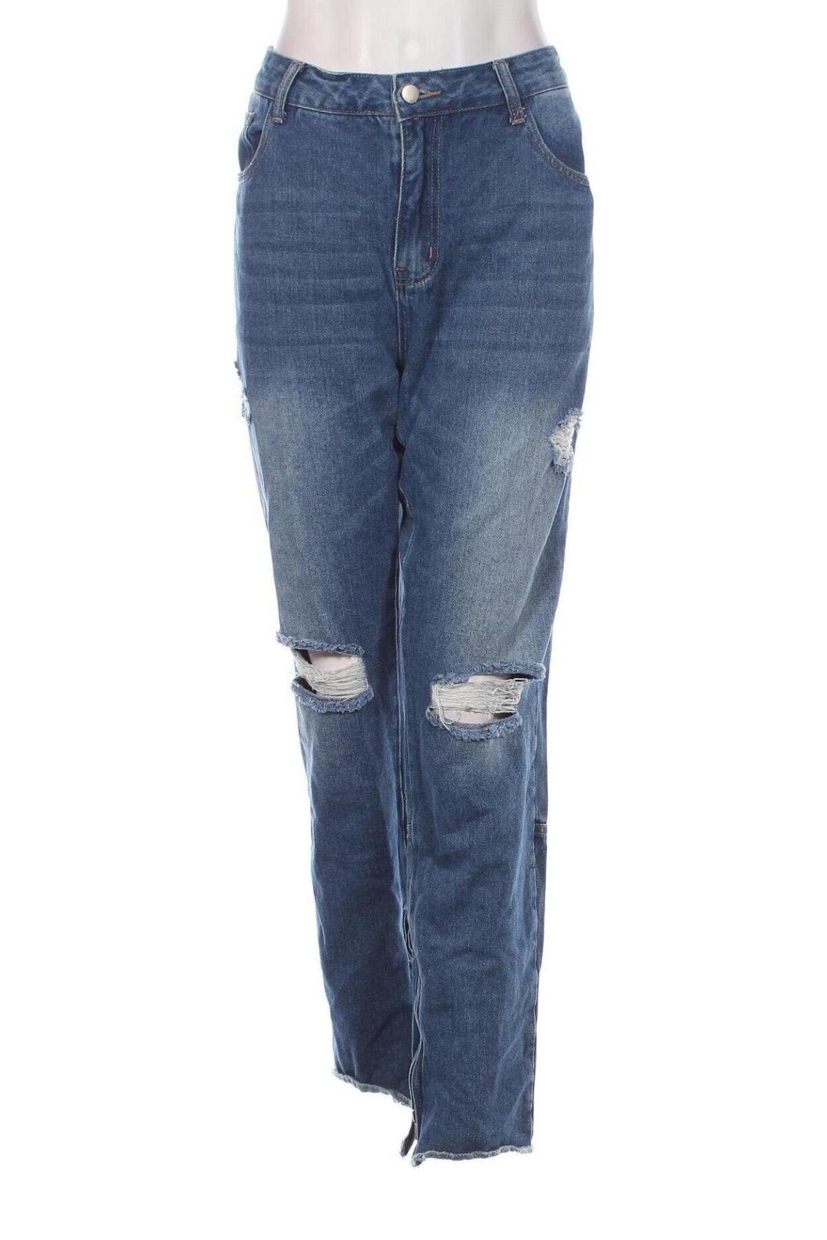 Dámske džínsy  SHEIN, Veľkosť XL, Farba Modrá, Cena  8,01 €