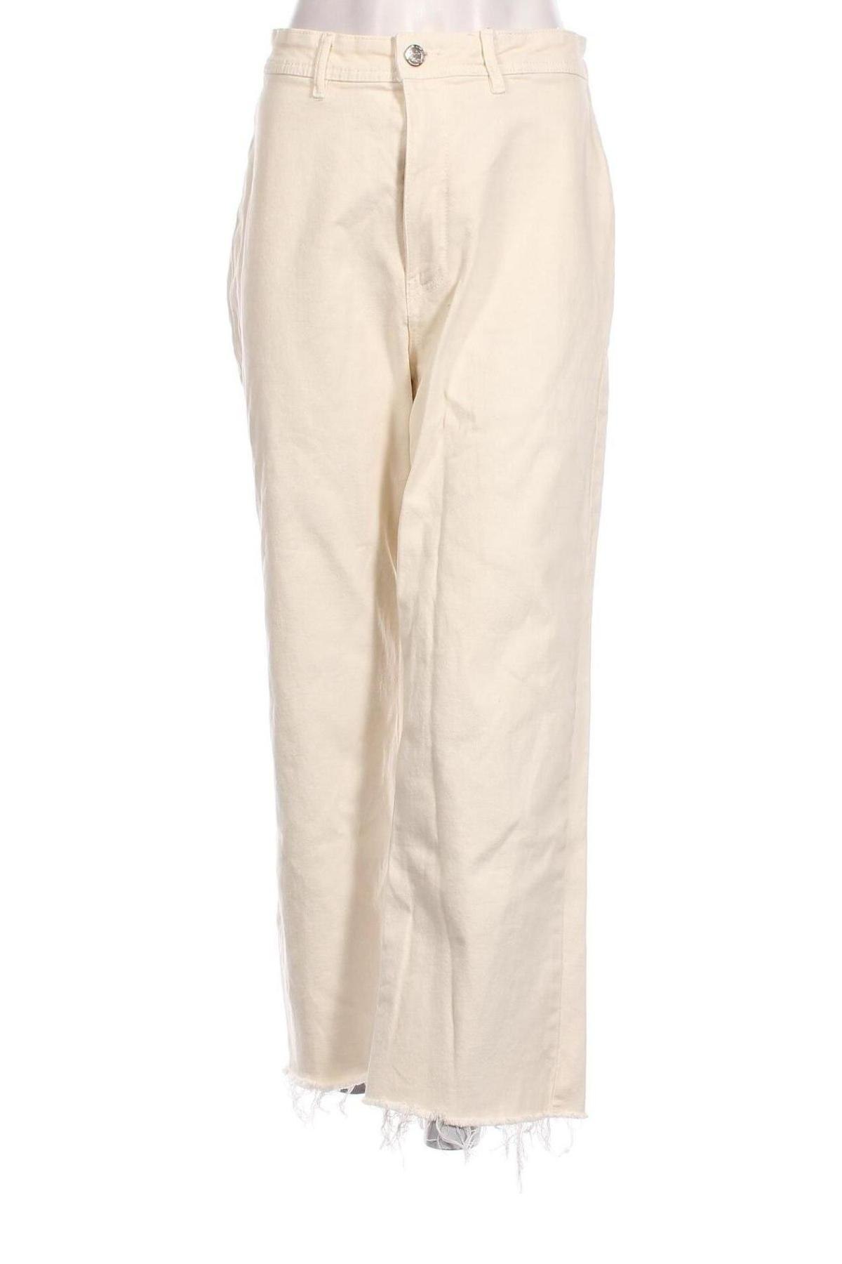Γυναικείο Τζίν Sinsay, Μέγεθος XL, Χρώμα Εκρού, Τιμή 8,45 €