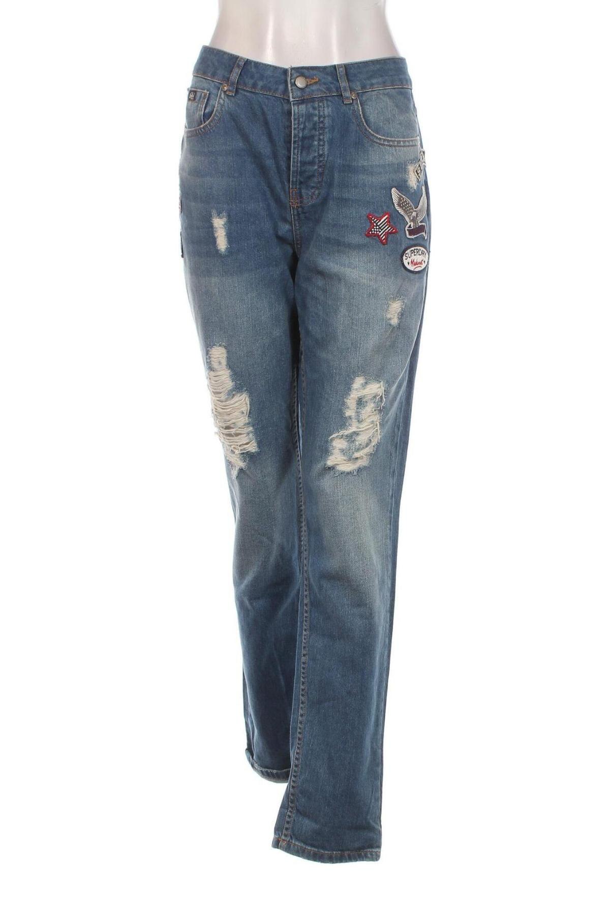 Damen Jeans Superdry, Größe M, Farbe Blau, Preis 44,13 €