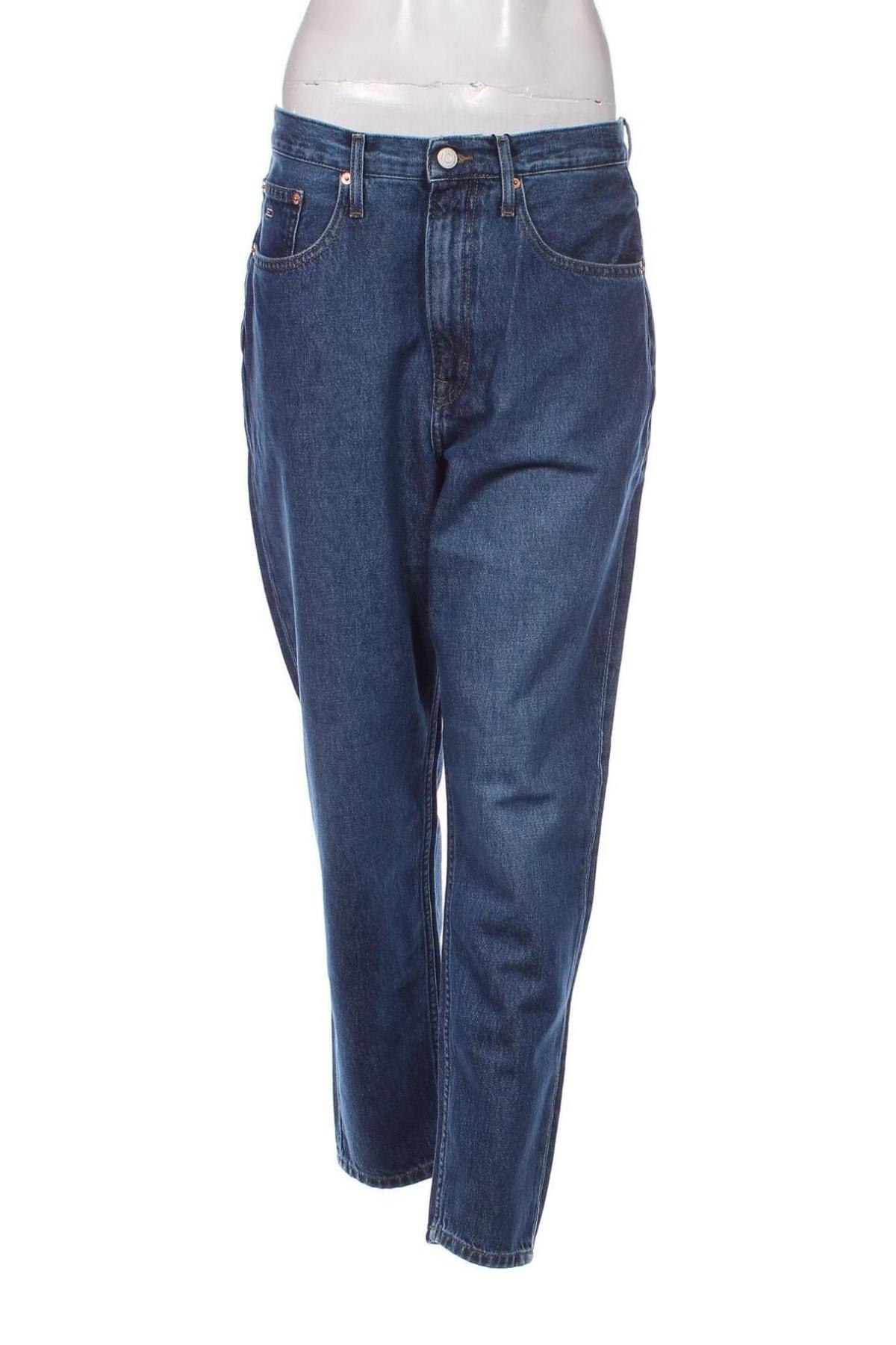 Дамски дънки Tommy Jeans, Размер L, Цвят Син, Цена 94,60 лв.