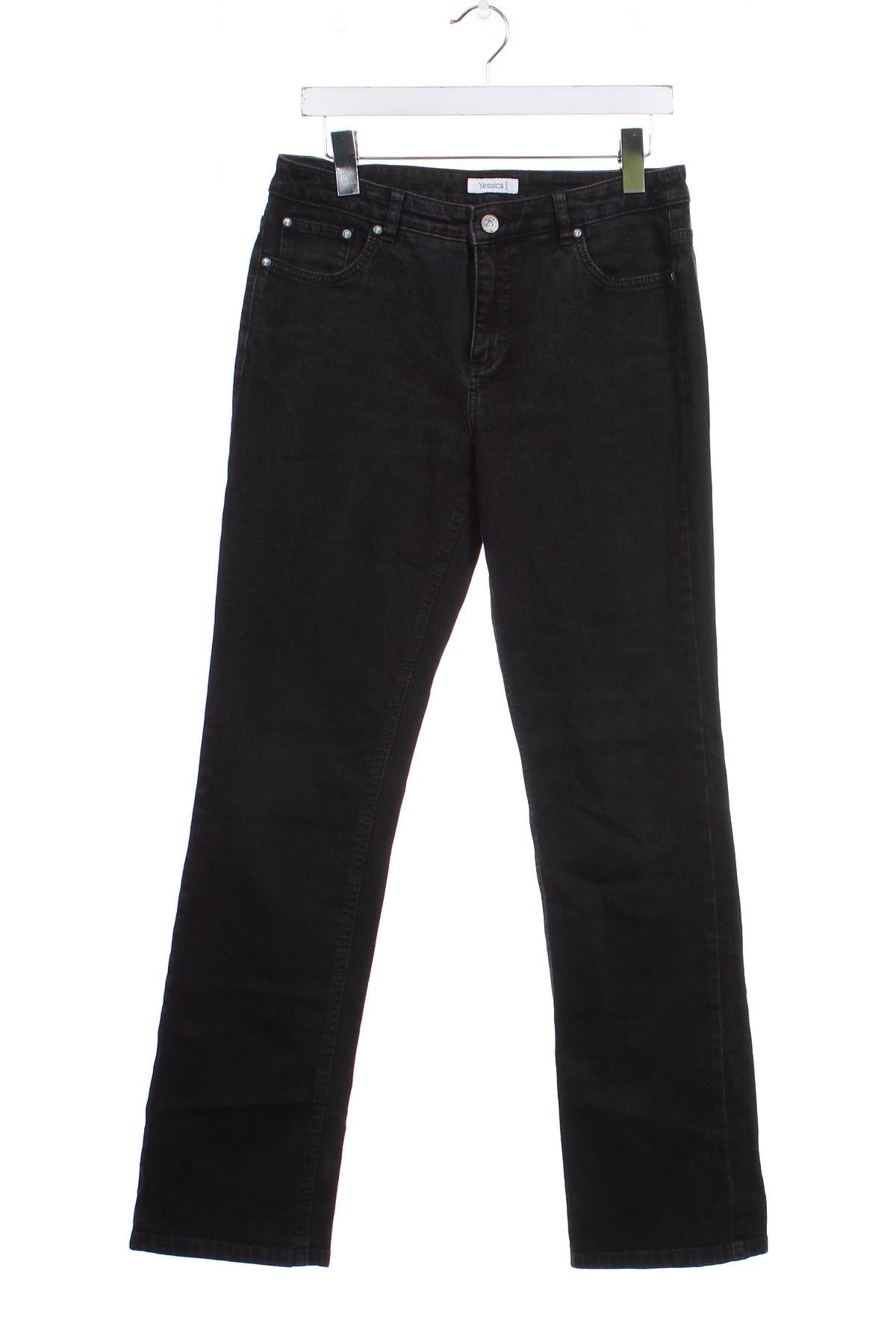 Damen Jeans Yessica, Größe L, Farbe Schwarz, Preis 10,09 €