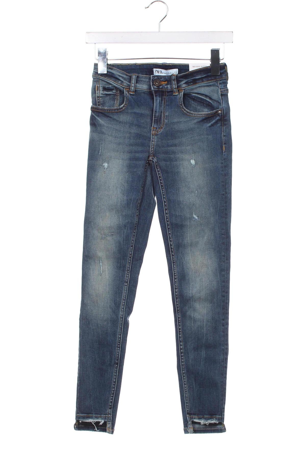 Dámske džínsy  Zara, Veľkosť S, Farba Modrá, Cena  17,58 €