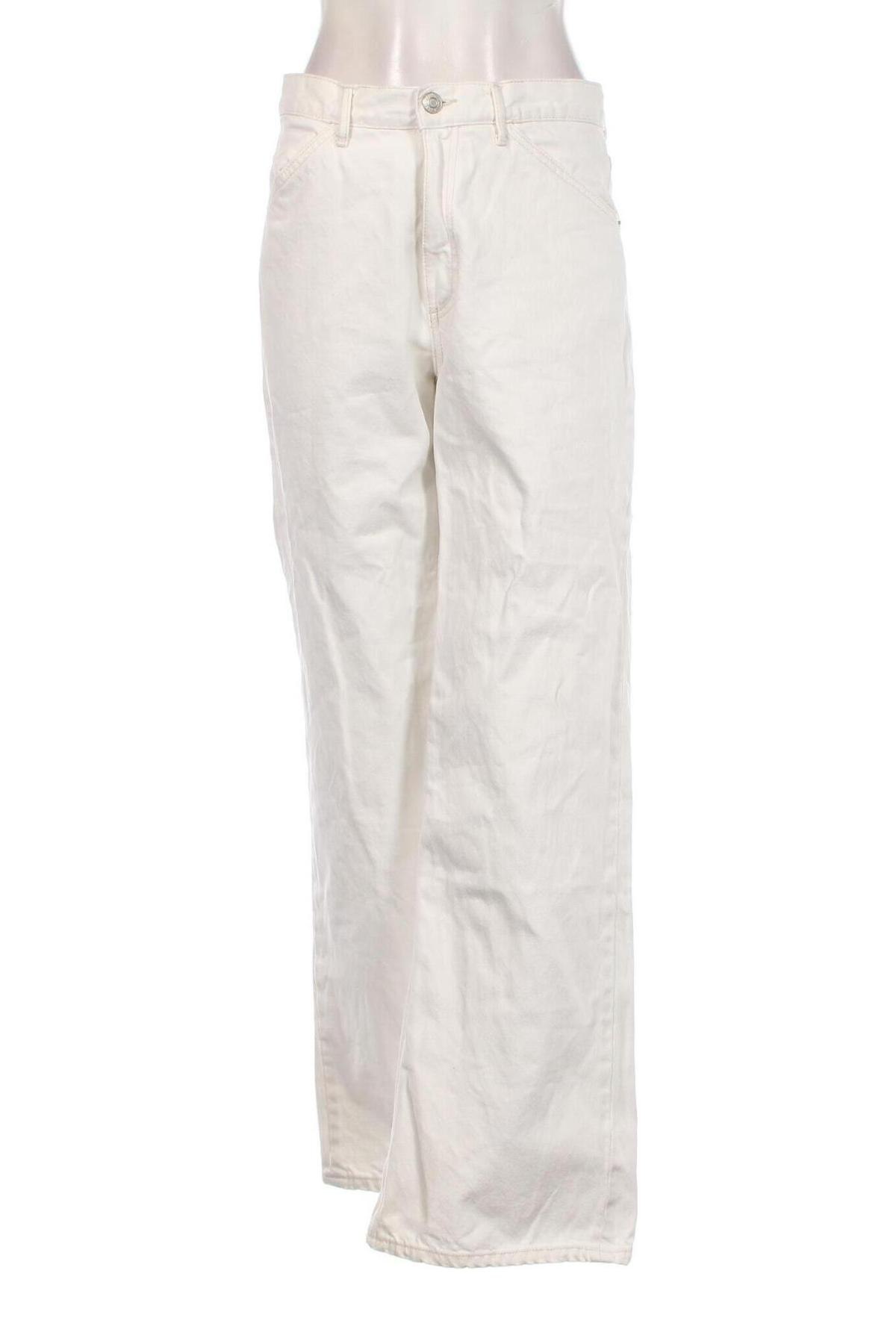 Γυναικείο Τζίν Zara, Μέγεθος M, Χρώμα Λευκό, Τιμή 7,98 €