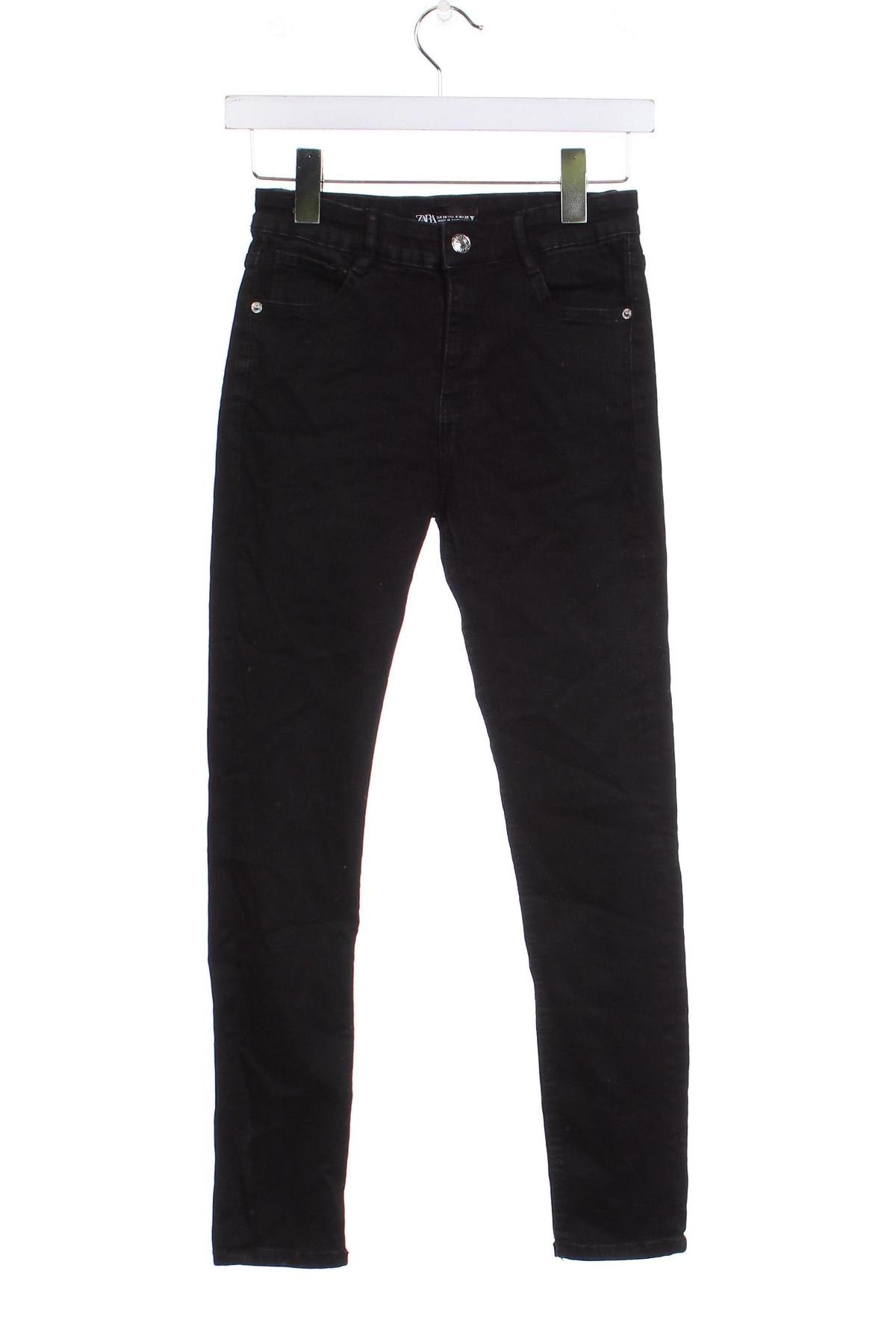 Dámske džínsy  Zara, Veľkosť XS, Farba Čierna, Cena  6,12 €