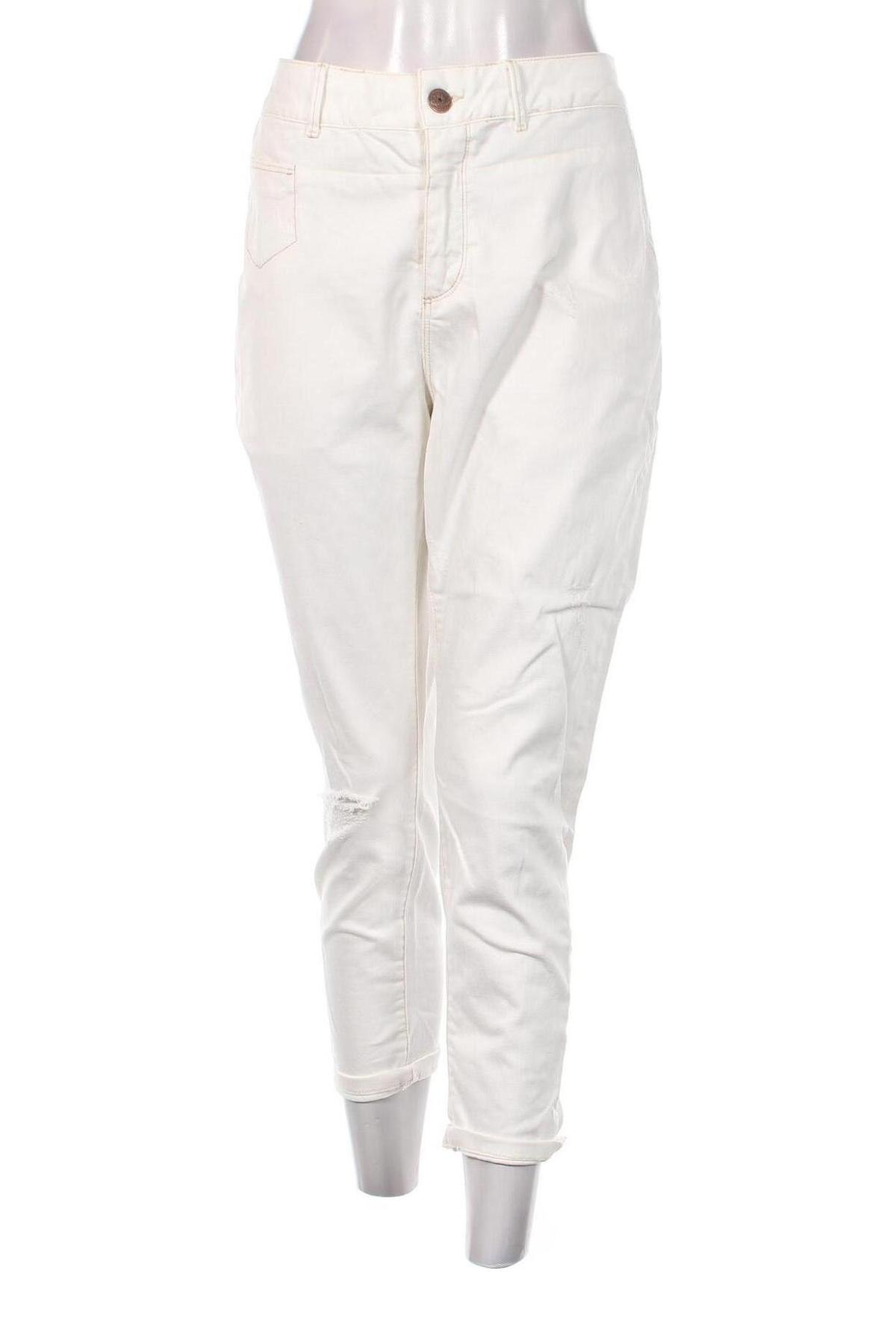 Dámské džíny  Zara Trafaluc, Velikost L, Barva Bílá, Cena  342,00 Kč
