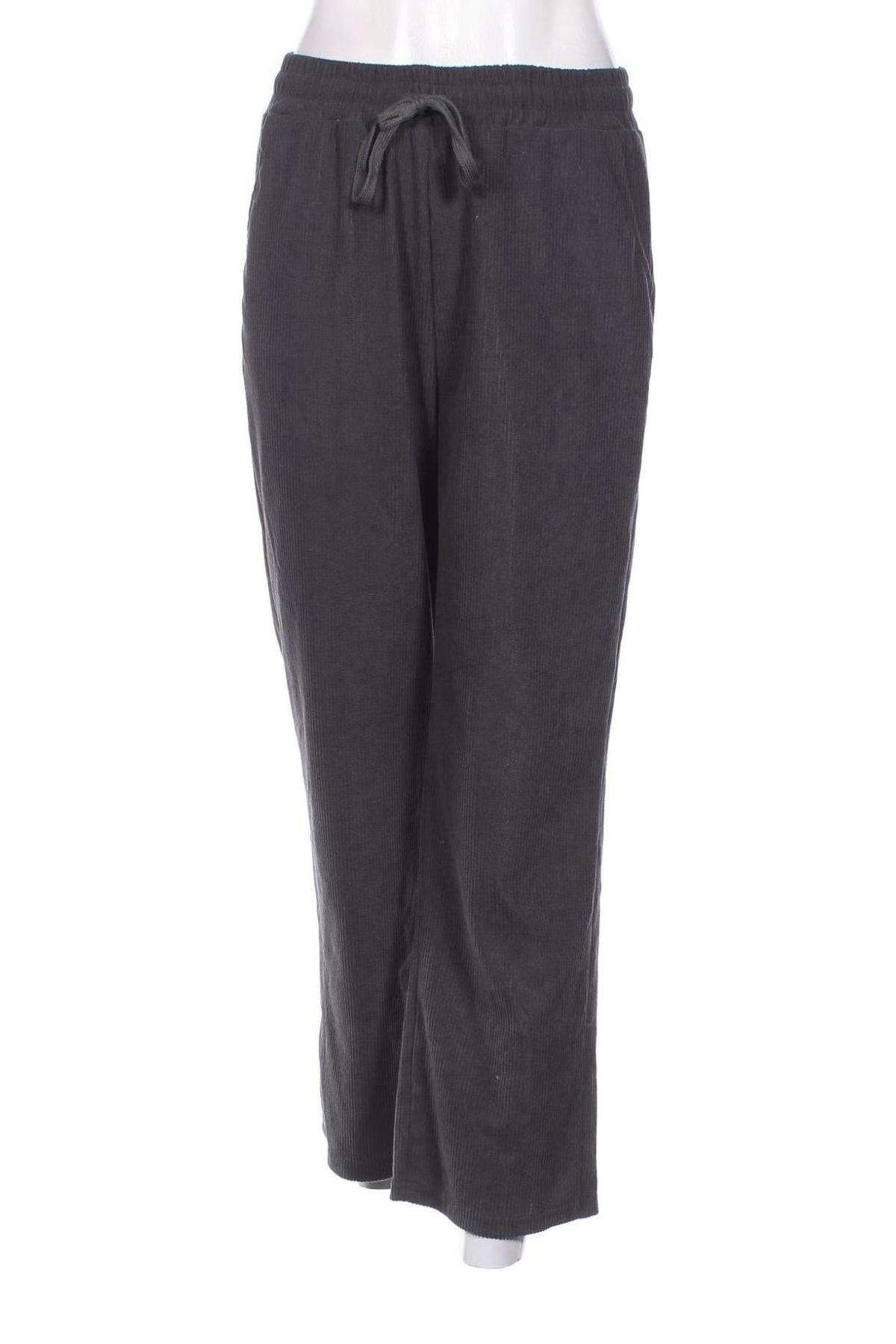 Pantaloni de velvet de femei, Mărime M, Culoare Gri, Preț 42,93 Lei