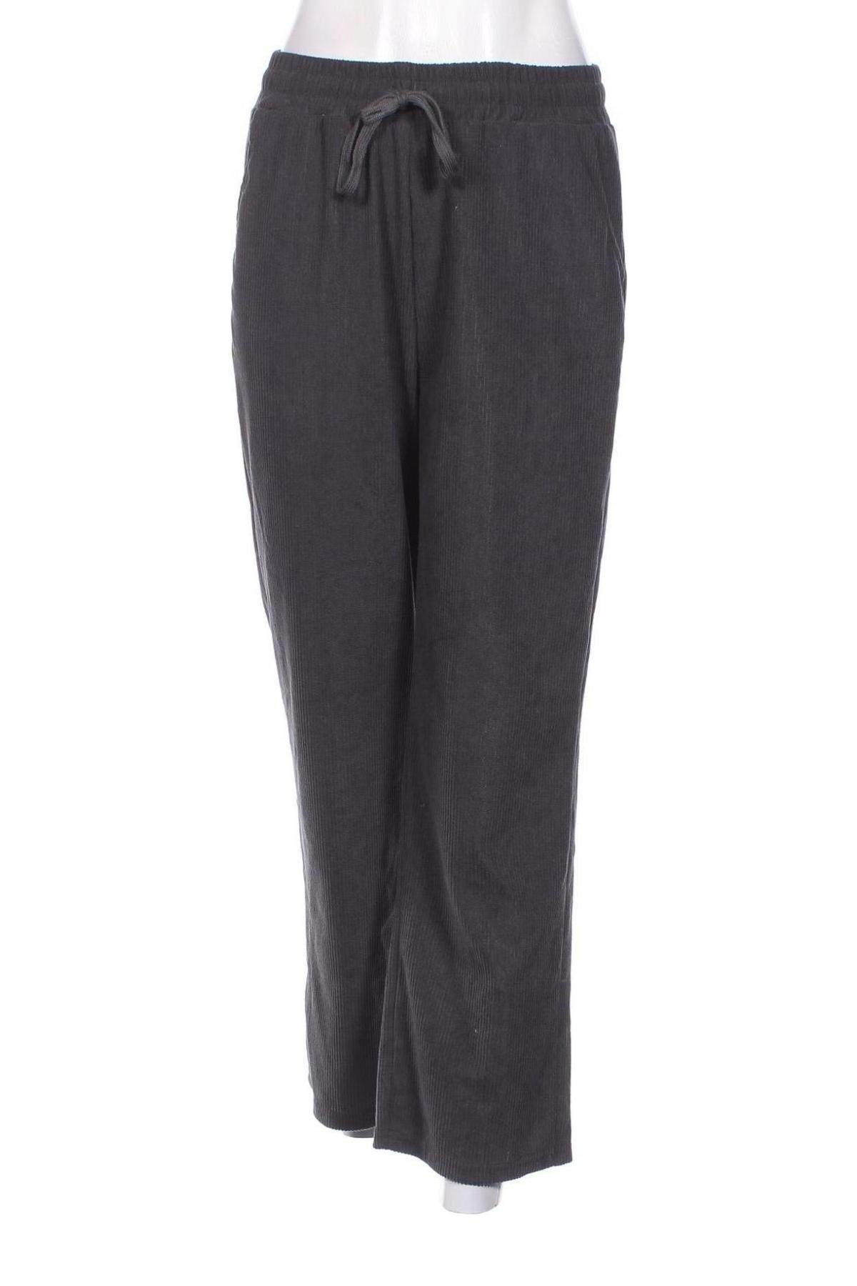 Pantaloni de velvet de femei, Mărime M, Culoare Gri, Preț 20,99 Lei