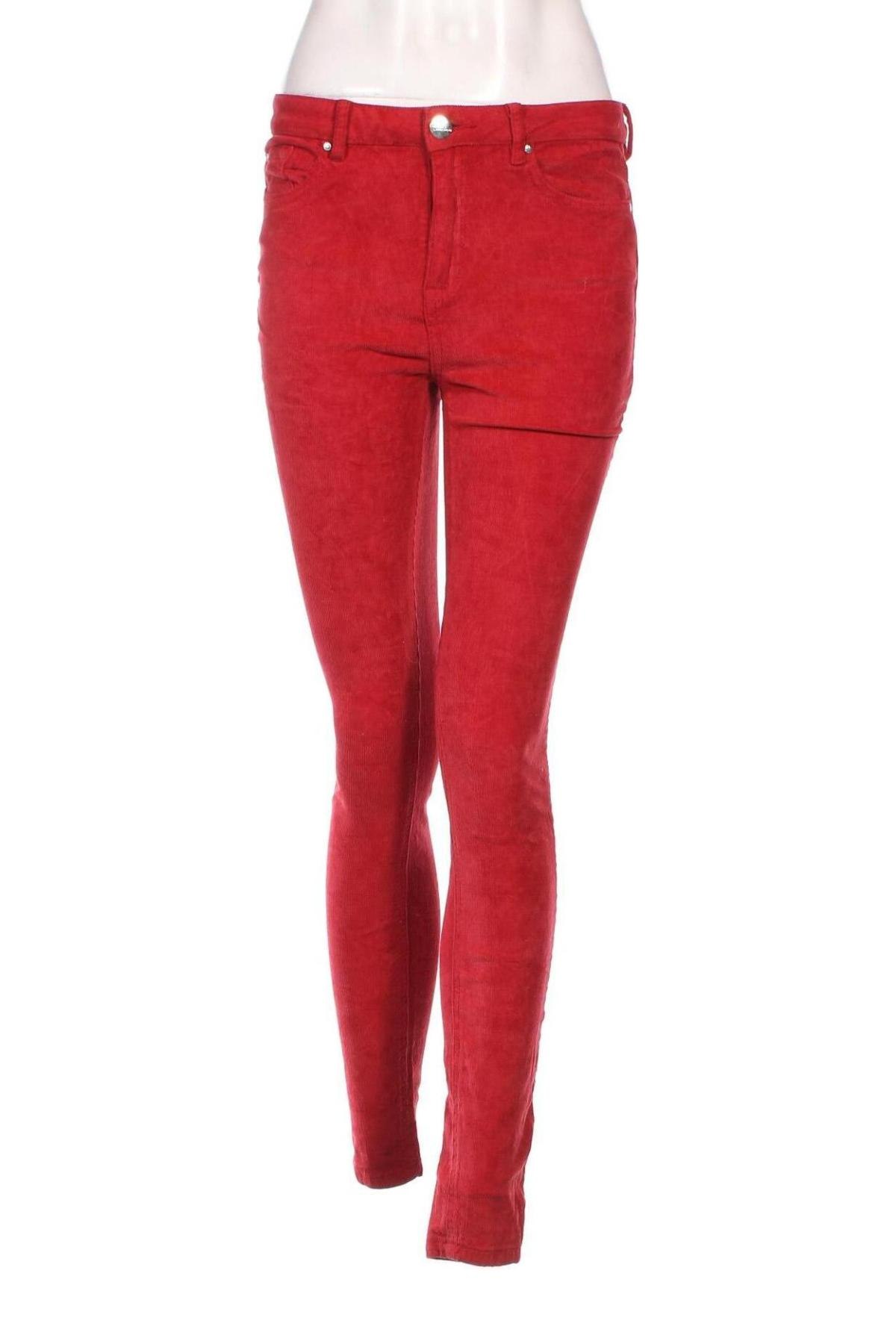 Damen Cordhose Amisu, Größe S, Farbe Rot, Preis 8,07 €