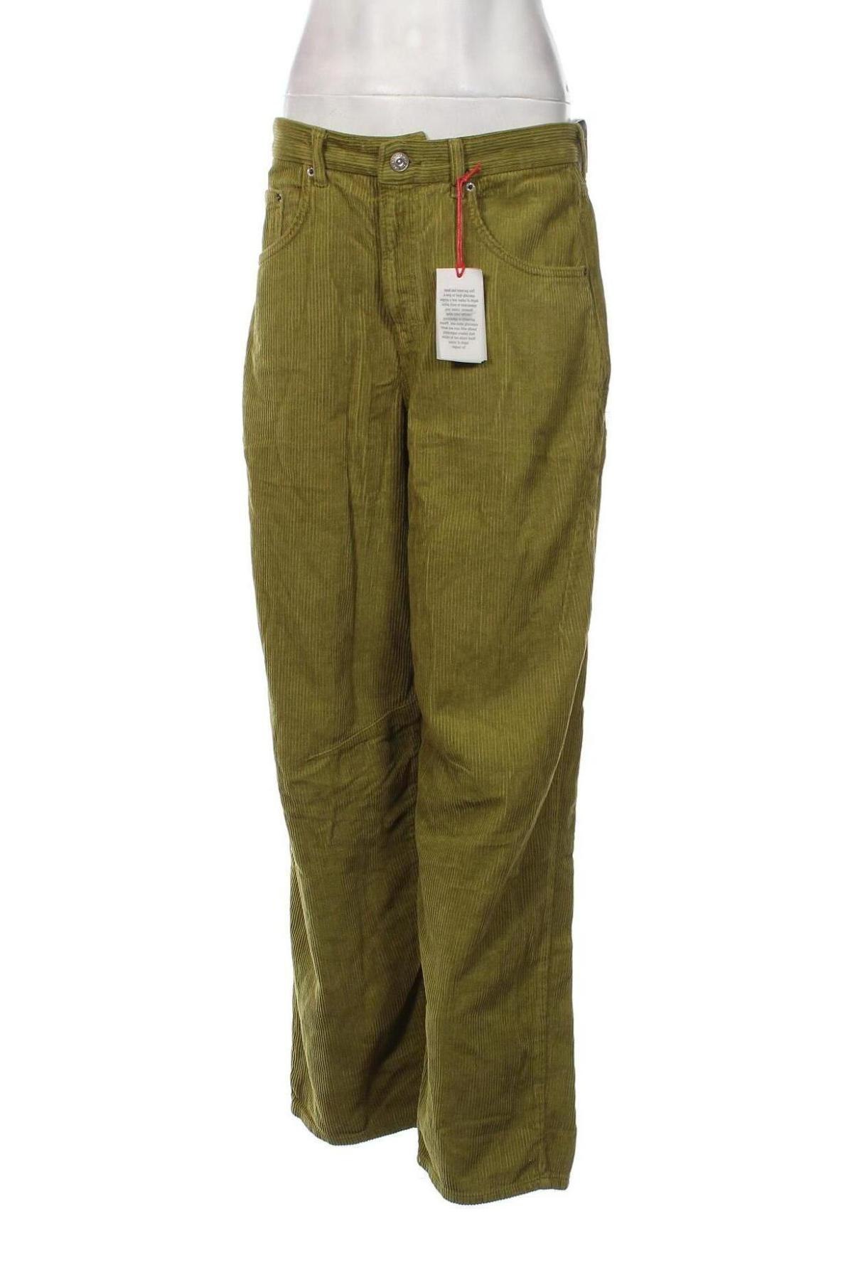 Γυναικείο κοτλέ παντελόνι BDG, Μέγεθος L, Χρώμα Πράσινο, Τιμή 13,42 €