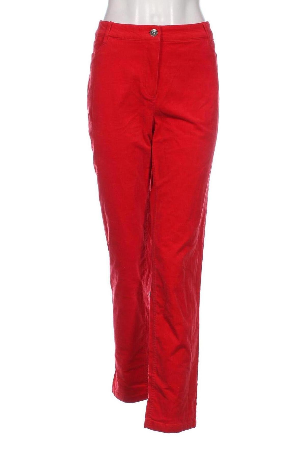 Damen Cordhose C&A, Größe L, Farbe Rot, Preis 8,07 €