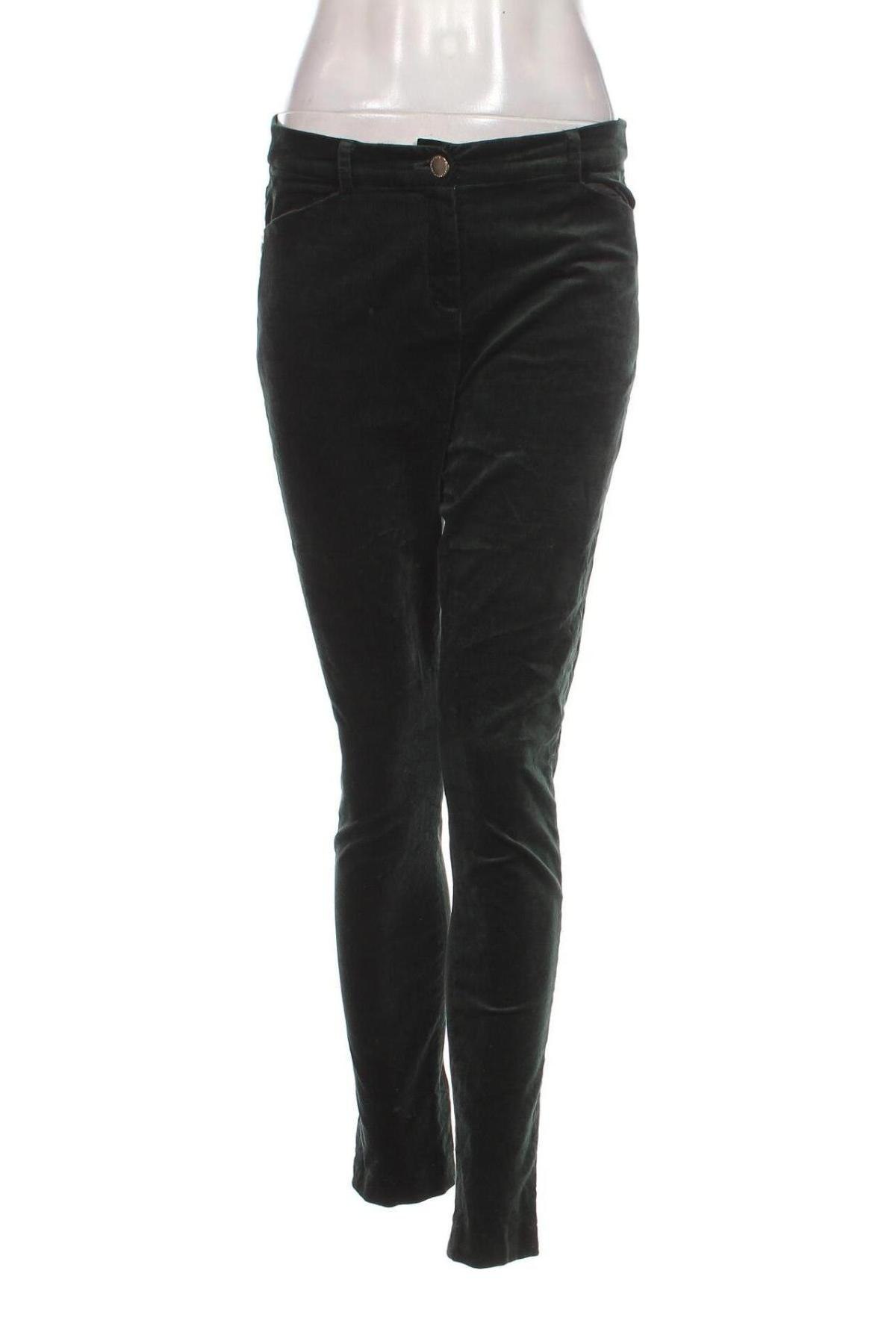 Pantaloni de velvet de femei Esprit, Mărime M, Culoare Verde, Preț 44,51 Lei