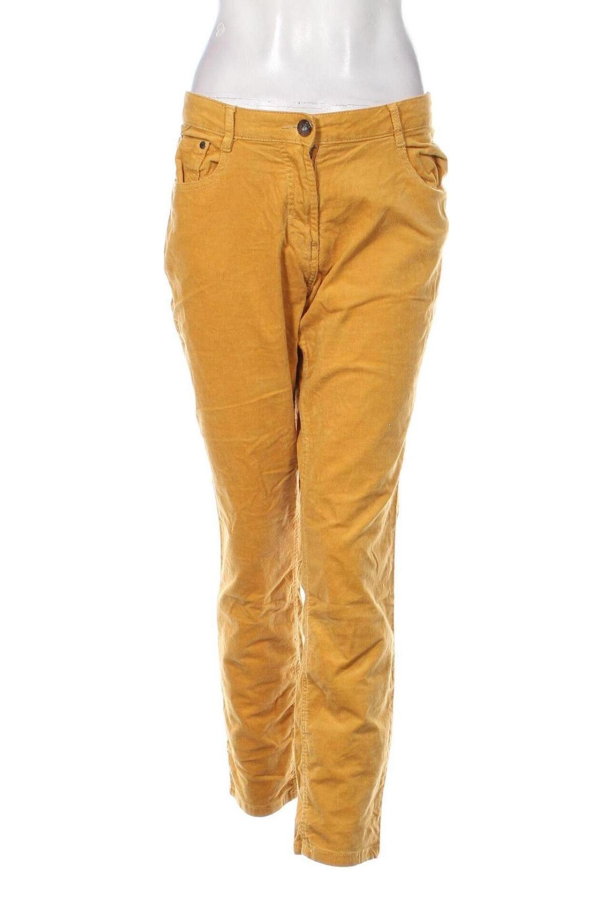 Дамски джинси Gina Benotti, Размер XL, Цвят Жълт, Цена 14,50 лв.